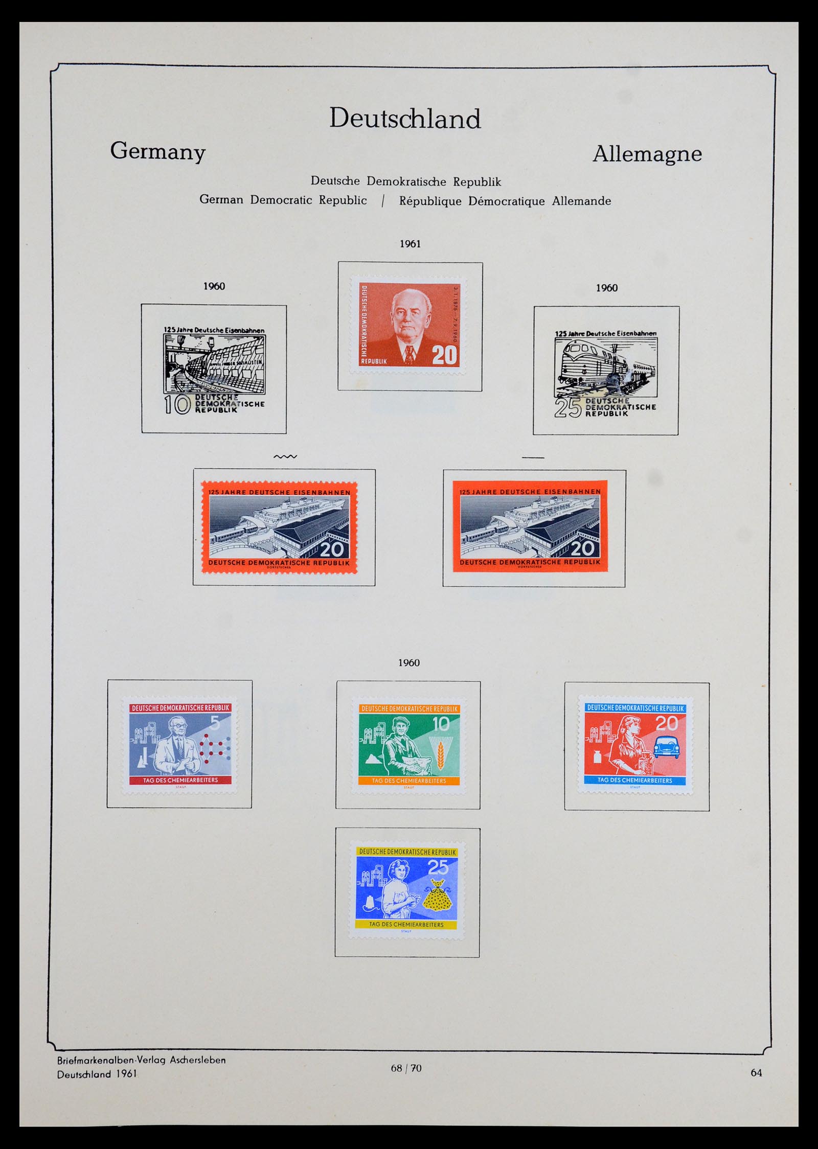 35966 170 - Stamp collection 35966 Germany 1945-1965.