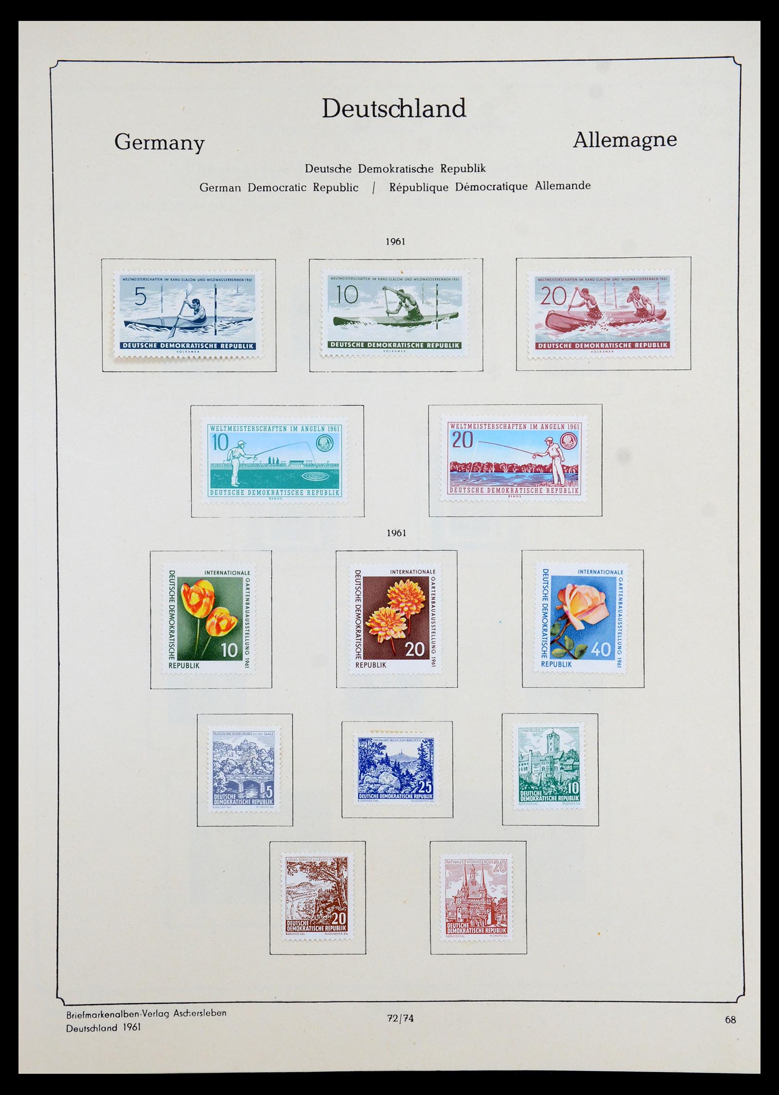 35966 174 - Stamp collection 35966 Germany 1945-1965.