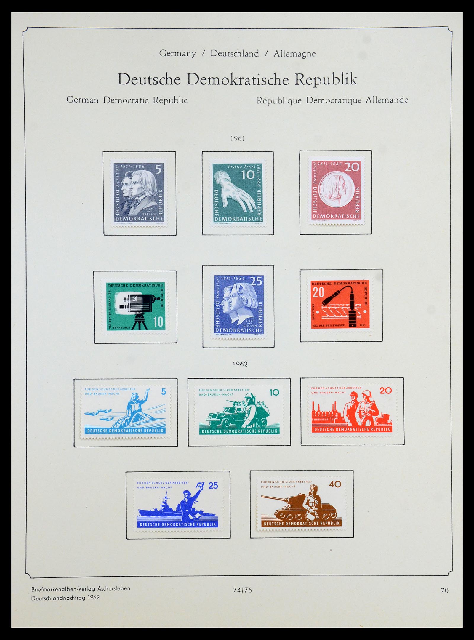35966 176 - Stamp collection 35966 Germany 1945-1965.