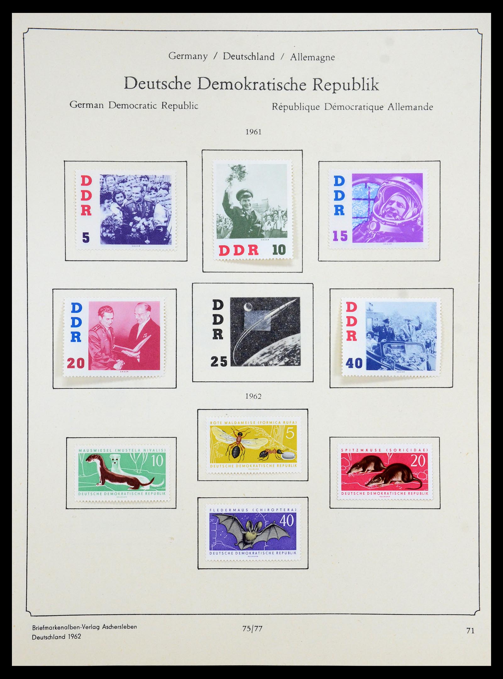35966 177 - Stamp collection 35966 Germany 1945-1965.