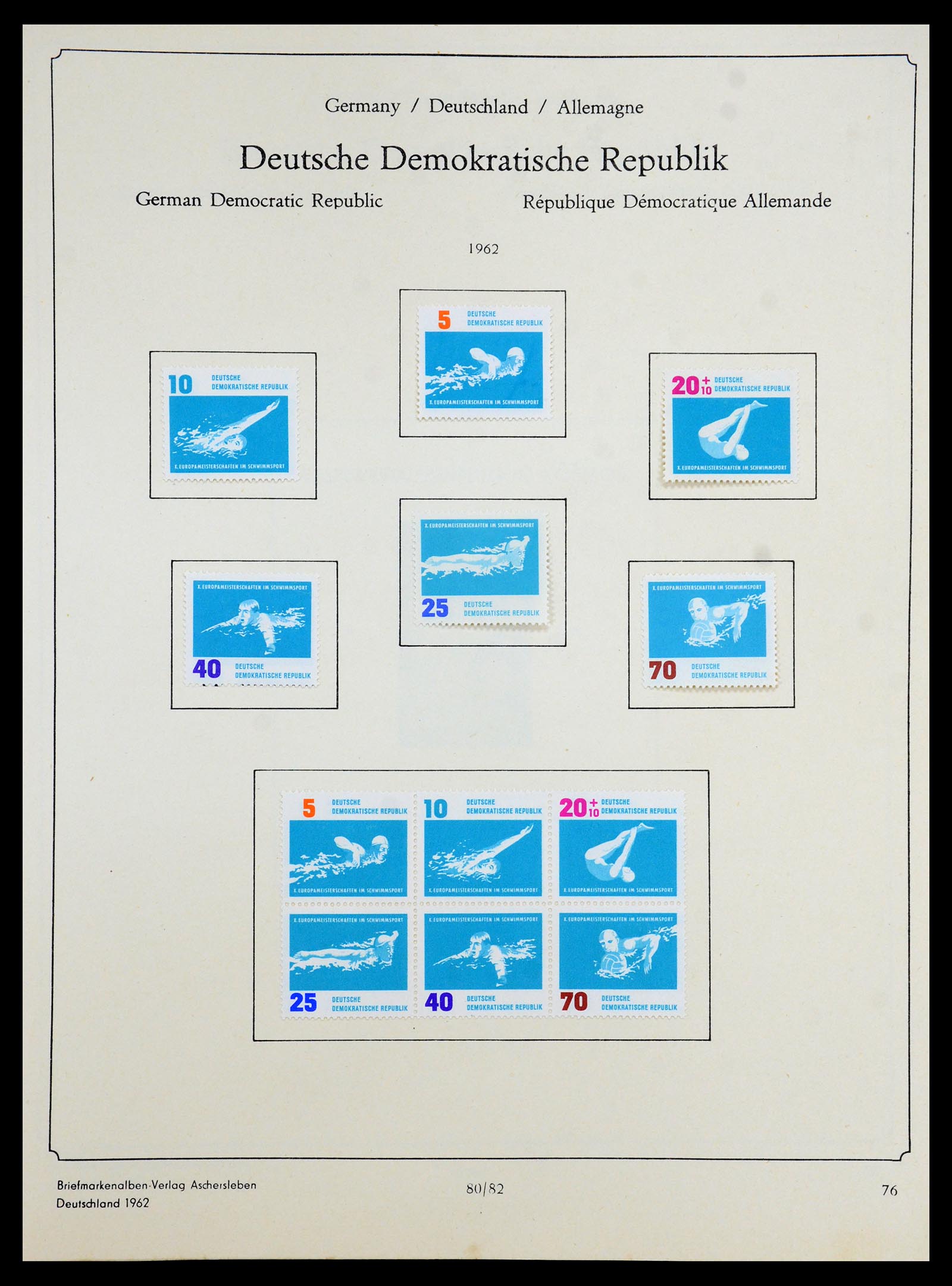 35966 182 - Stamp collection 35966 Germany 1945-1965.