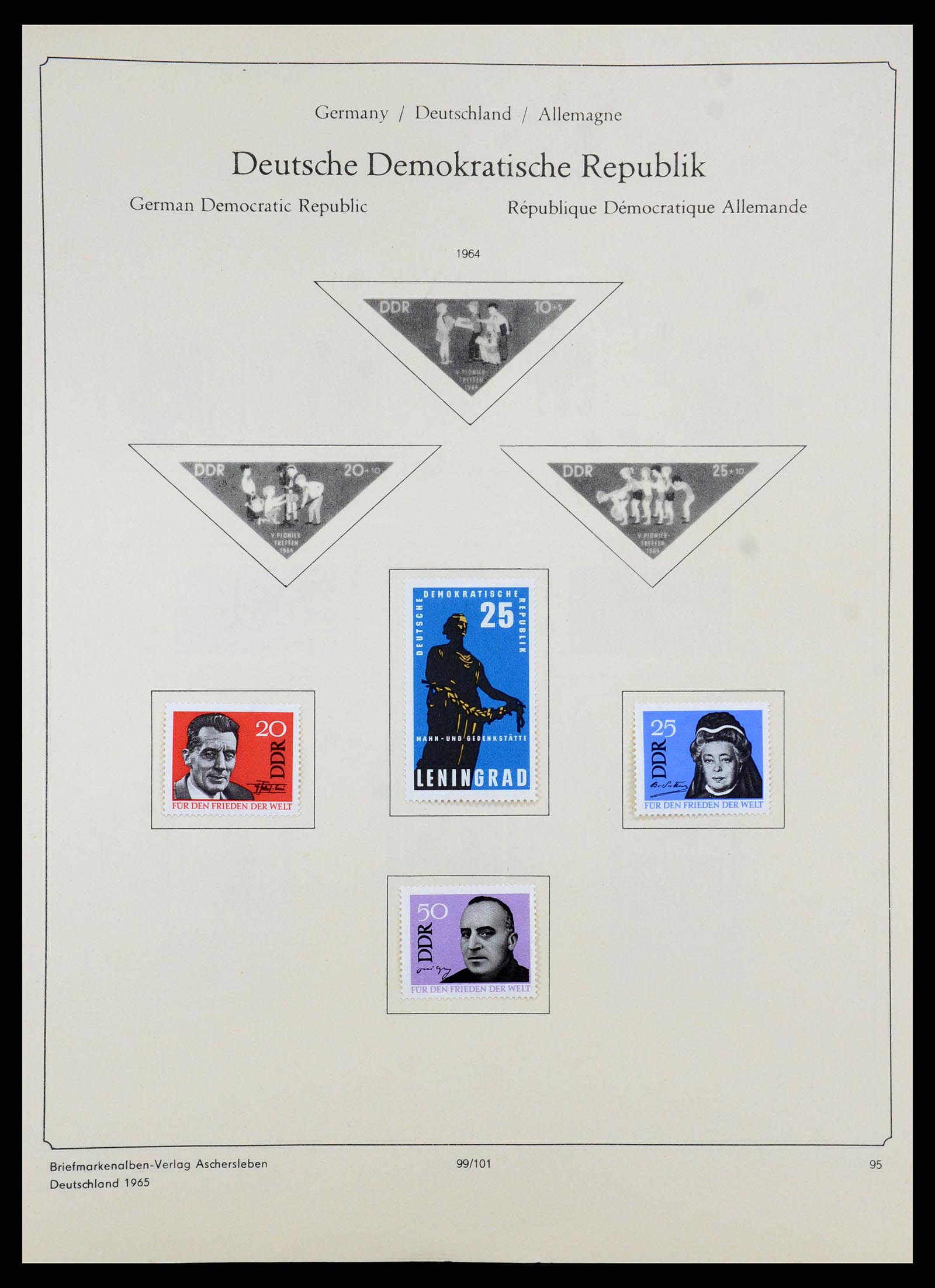 35966 201 - Postzegelverzameling 35966 Duitsland 1945-1965.