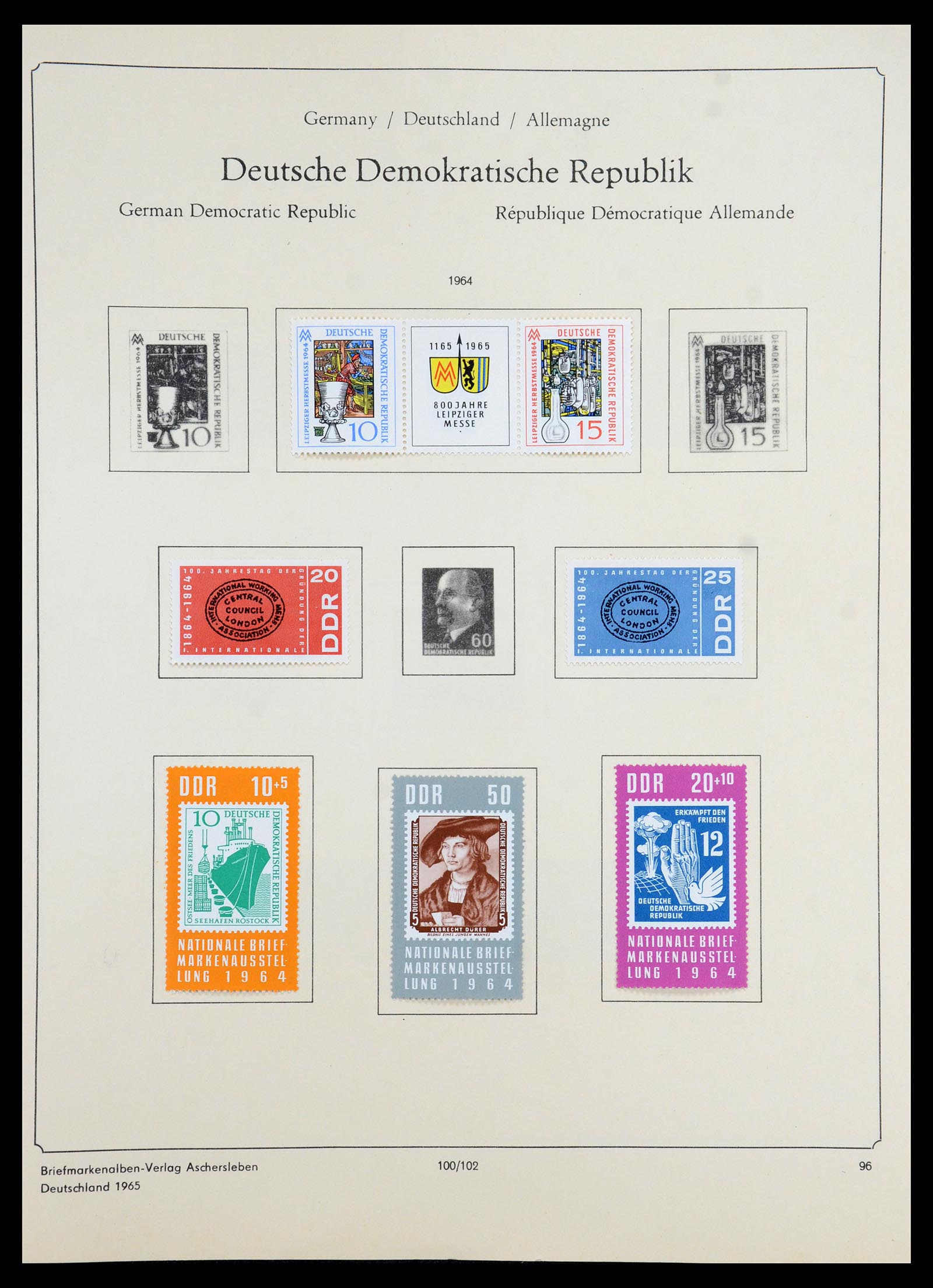 35966 202 - Postzegelverzameling 35966 Duitsland 1945-1965.