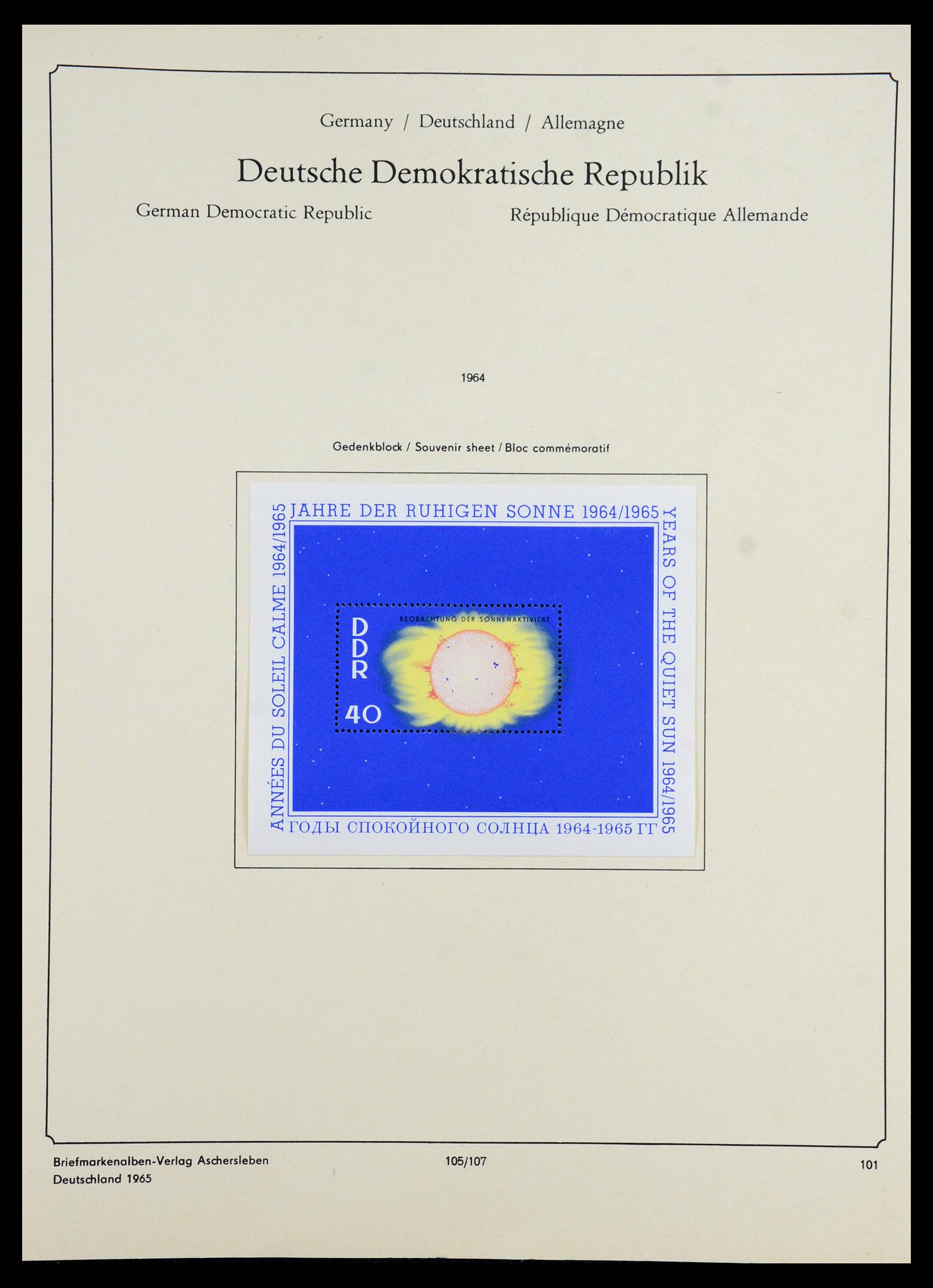 35966 207 - Postzegelverzameling 35966 Duitsland 1945-1965.