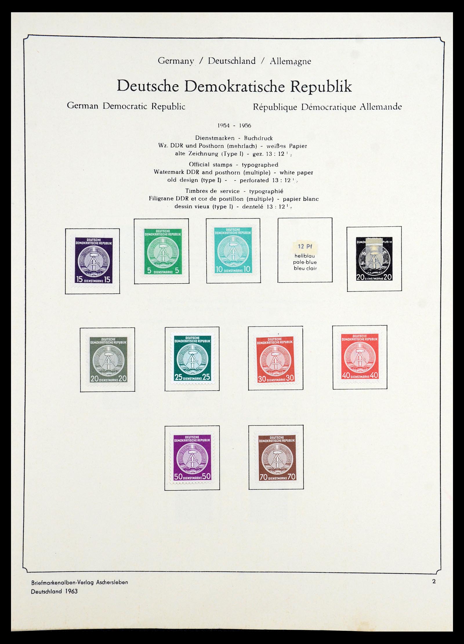 35966 215 - Postzegelverzameling 35966 Duitsland 1945-1965.