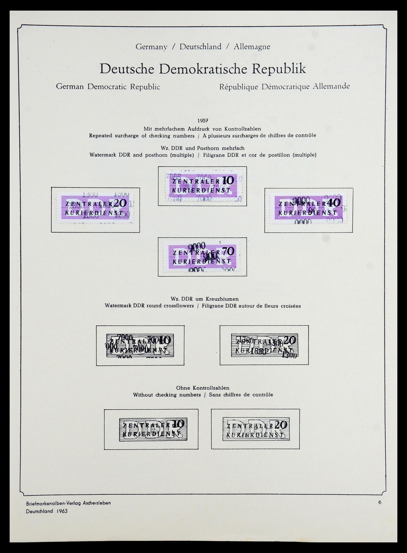 35966 218 - Stamp collection 35966 Germany 1945-1965.