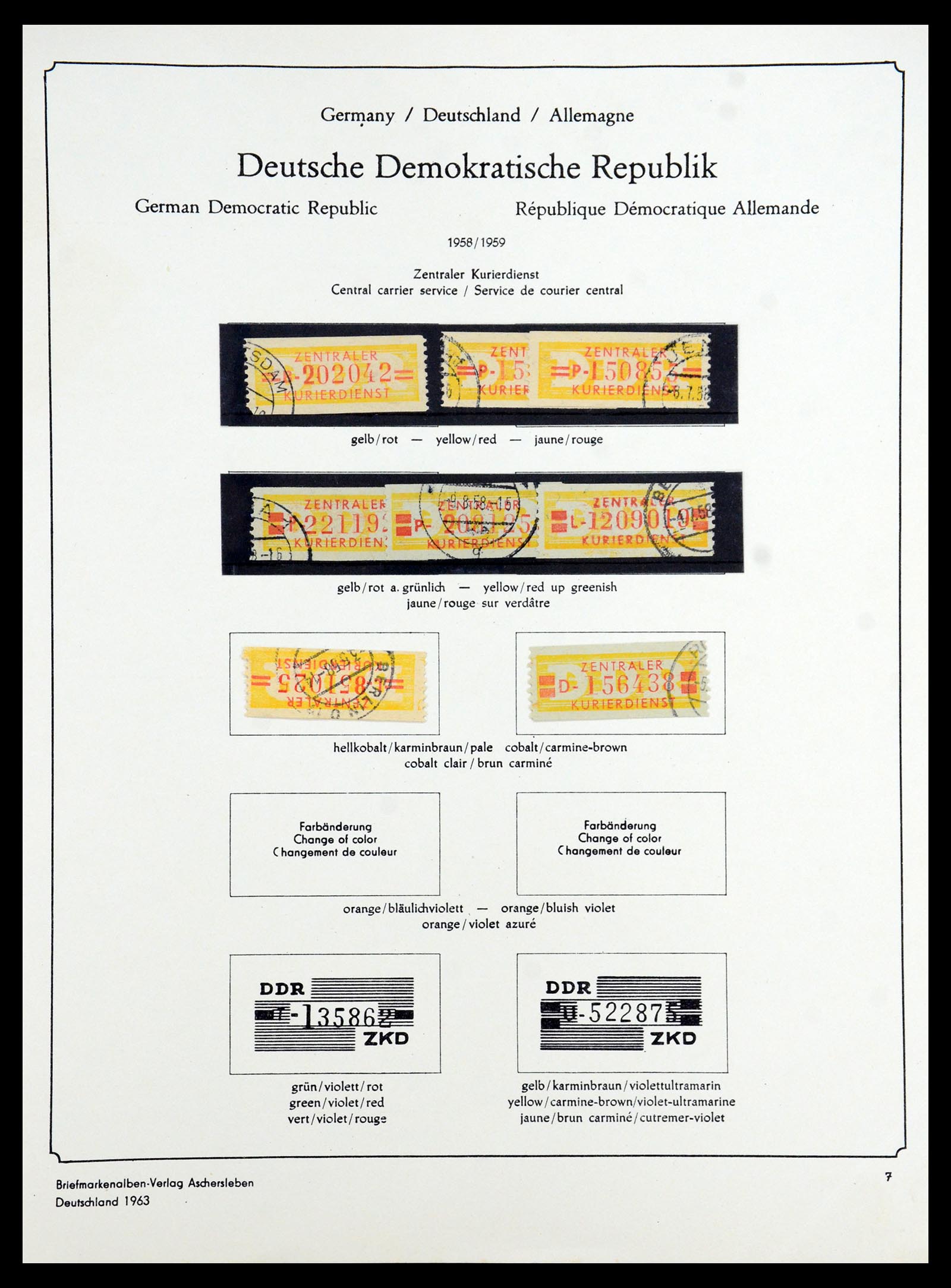 35966 219 - Stamp collection 35966 Germany 1945-1965.