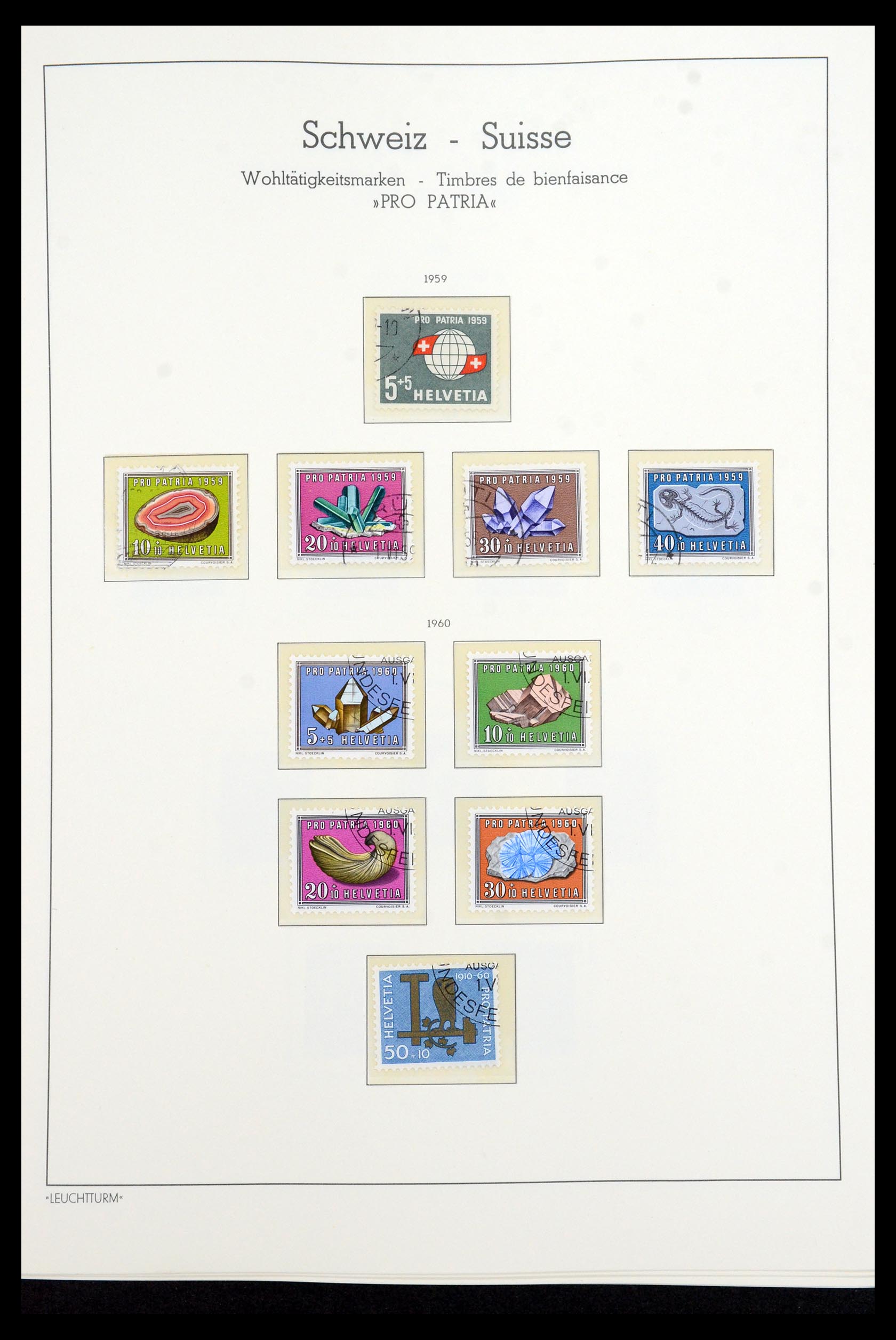 35967 002 - Postzegelverzameling 35967 Zwitserland 1960-2012.