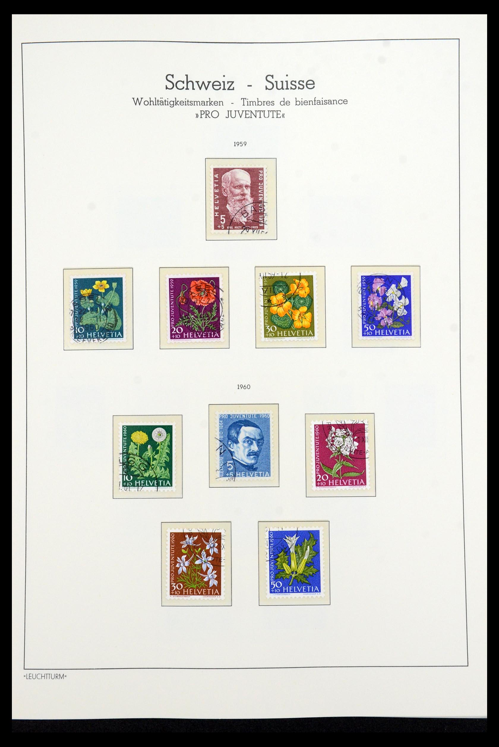 35967 003 - Postzegelverzameling 35967 Zwitserland 1960-2012.