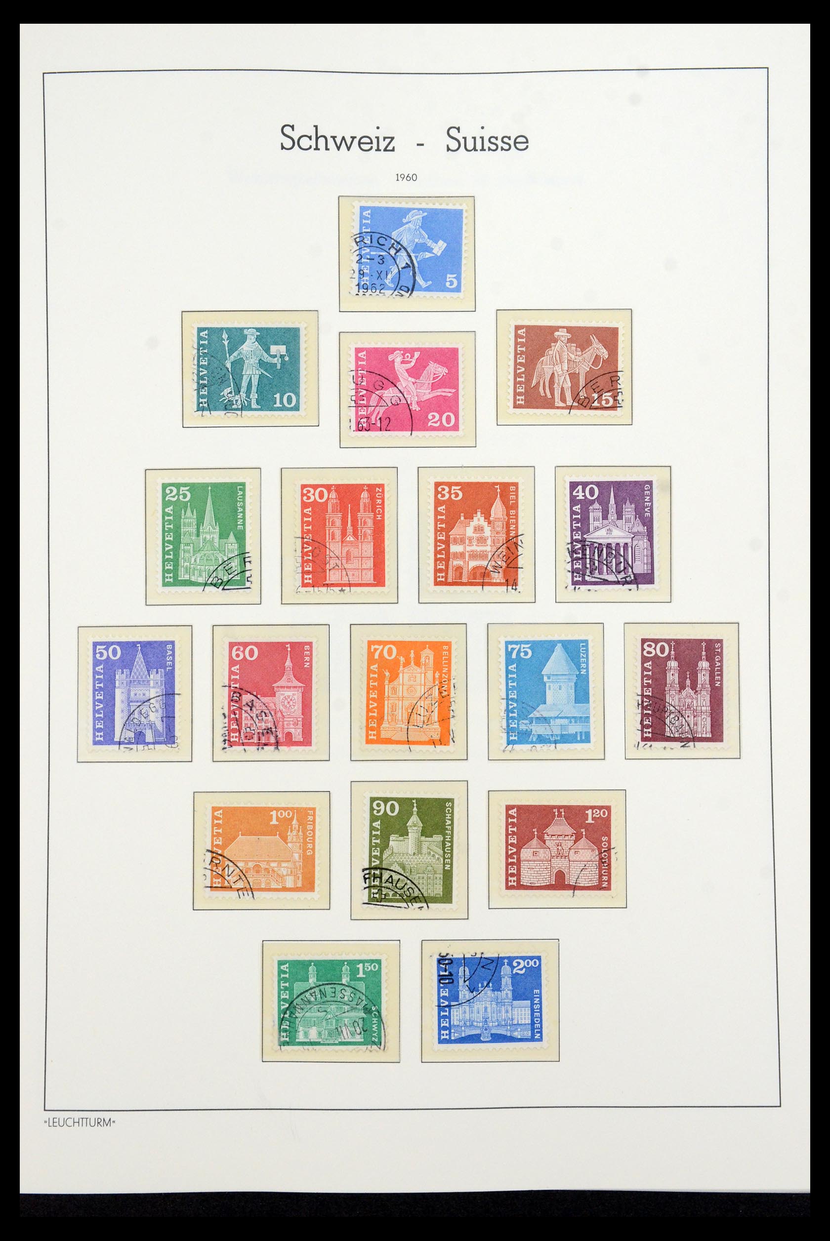 35967 004 - Stamp collection 35967 Switzerland 1960-2012.
