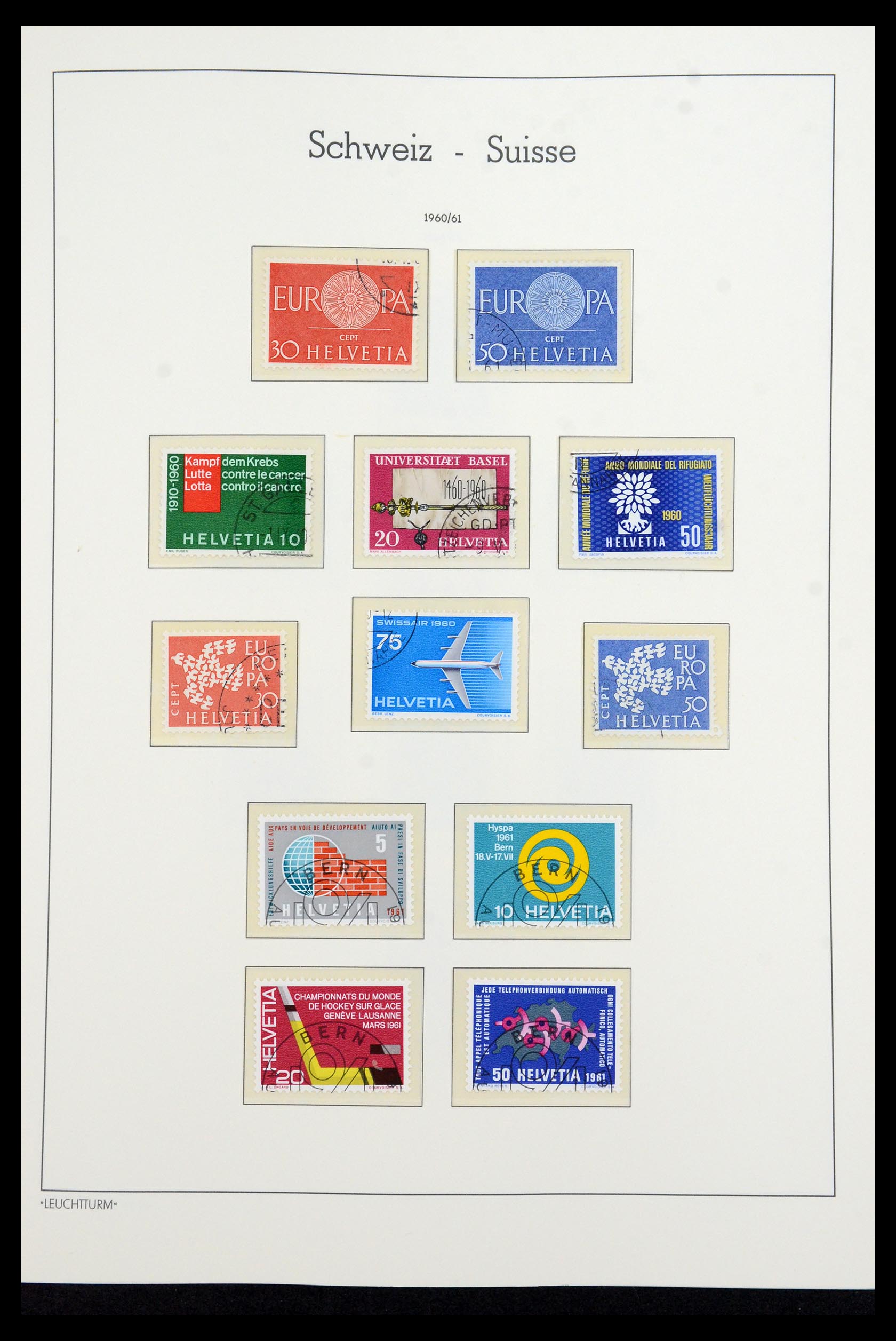 35967 006 - Postzegelverzameling 35967 Zwitserland 1960-2012.