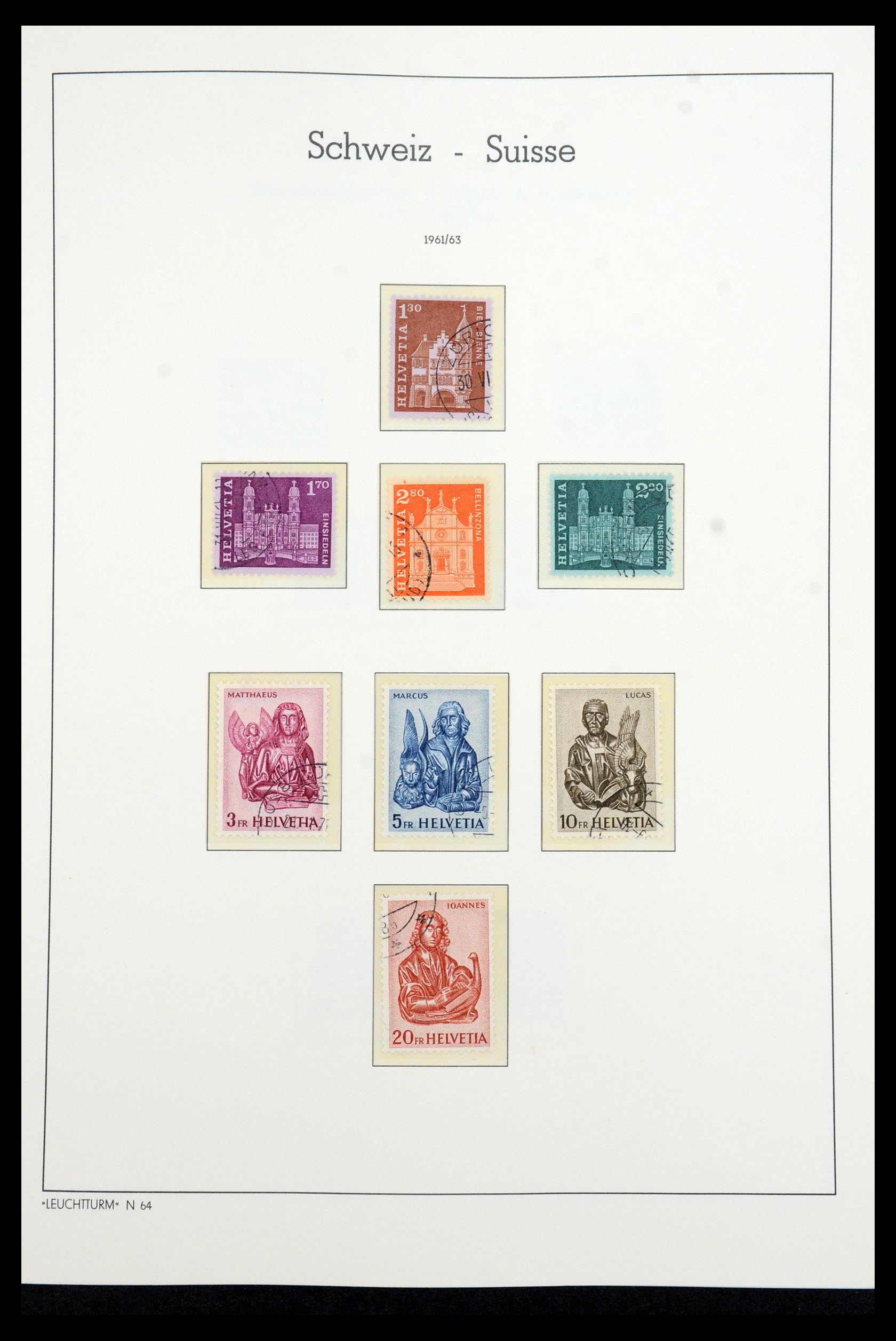 35967 007 - Stamp collection 35967 Switzerland 1960-2012.