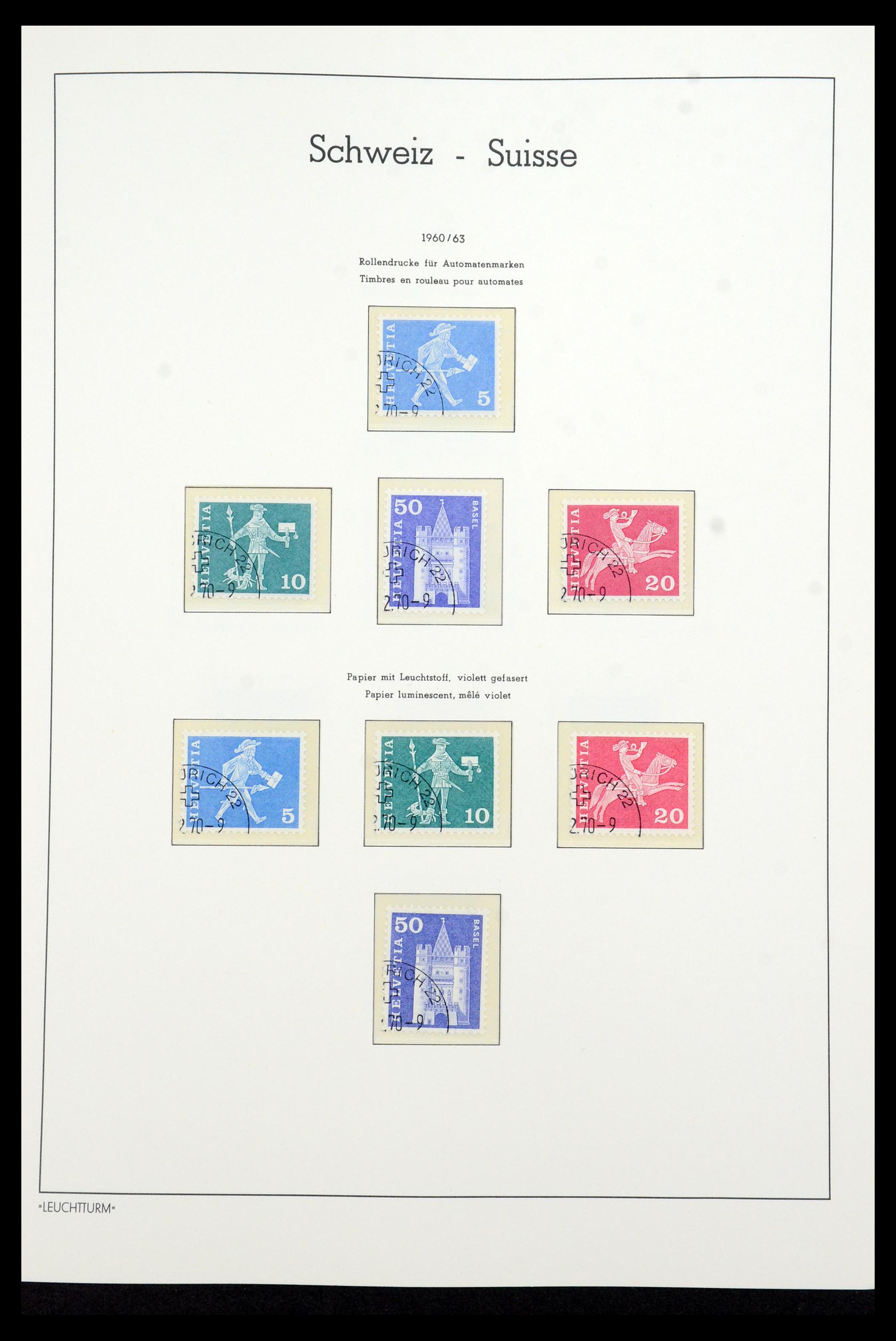 35967 012 - Stamp collection 35967 Switzerland 1960-2012.