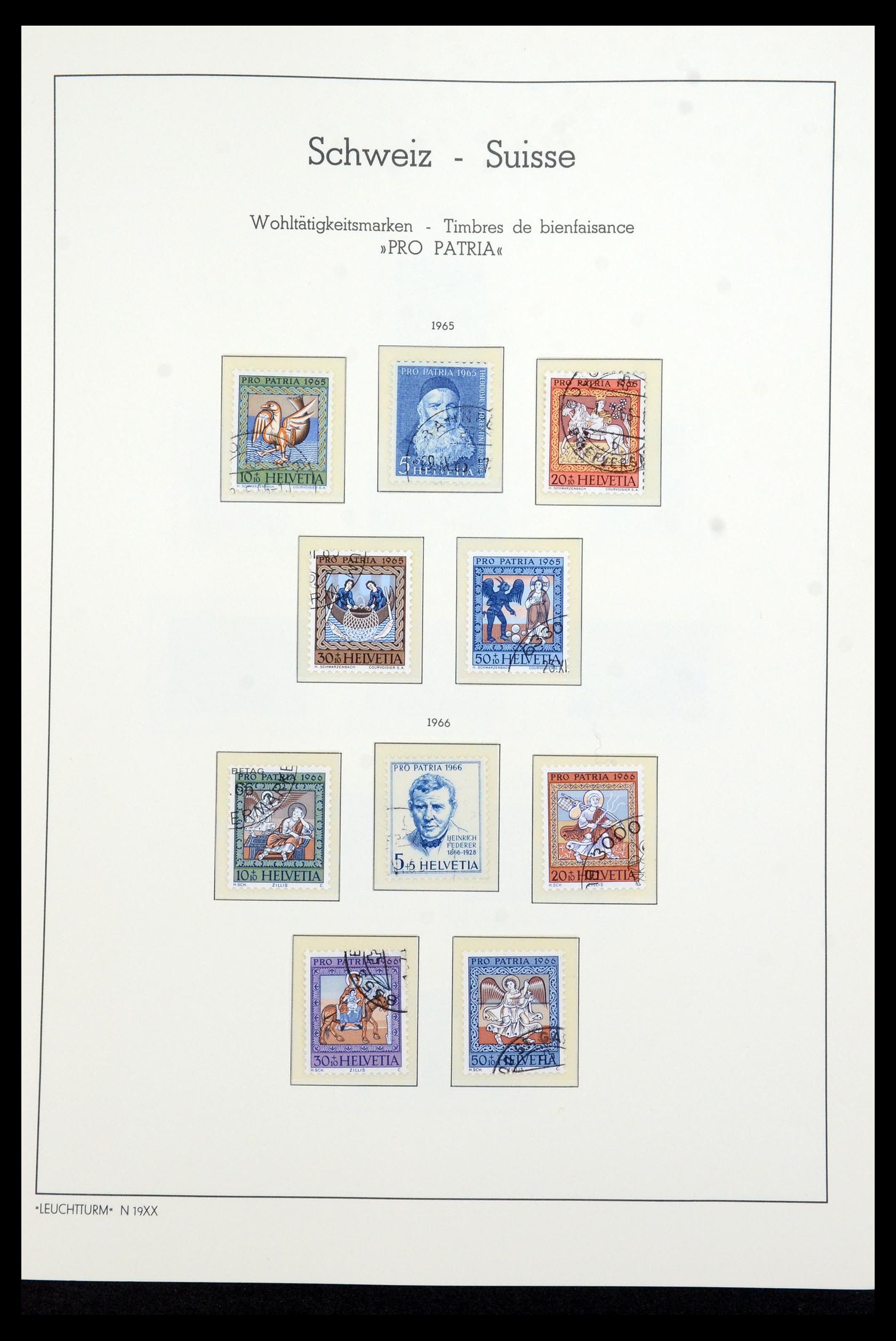 35967 018 - Postzegelverzameling 35967 Zwitserland 1960-2012.