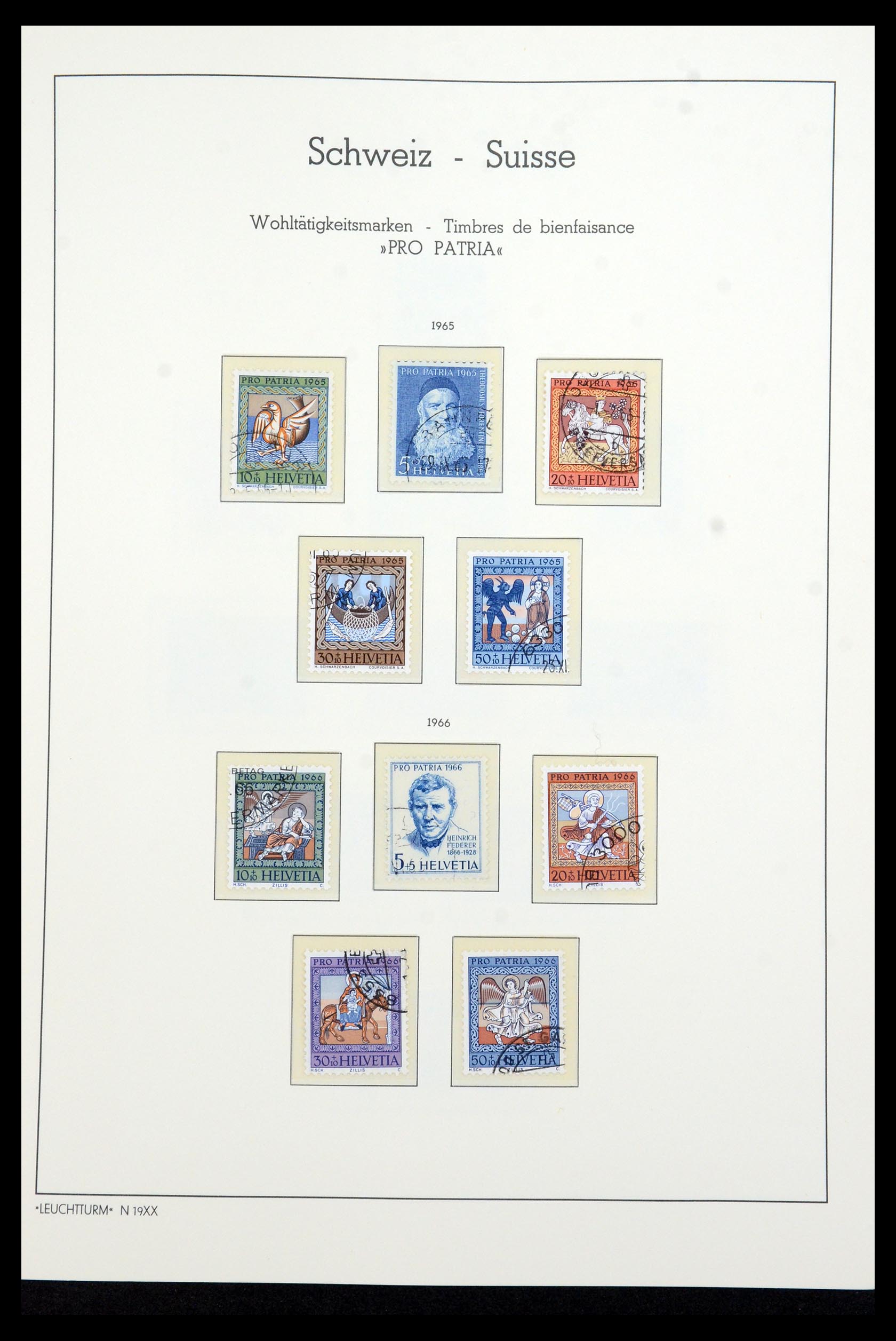 35967 018 - Stamp collection 35967 Switzerland 1960-2012.