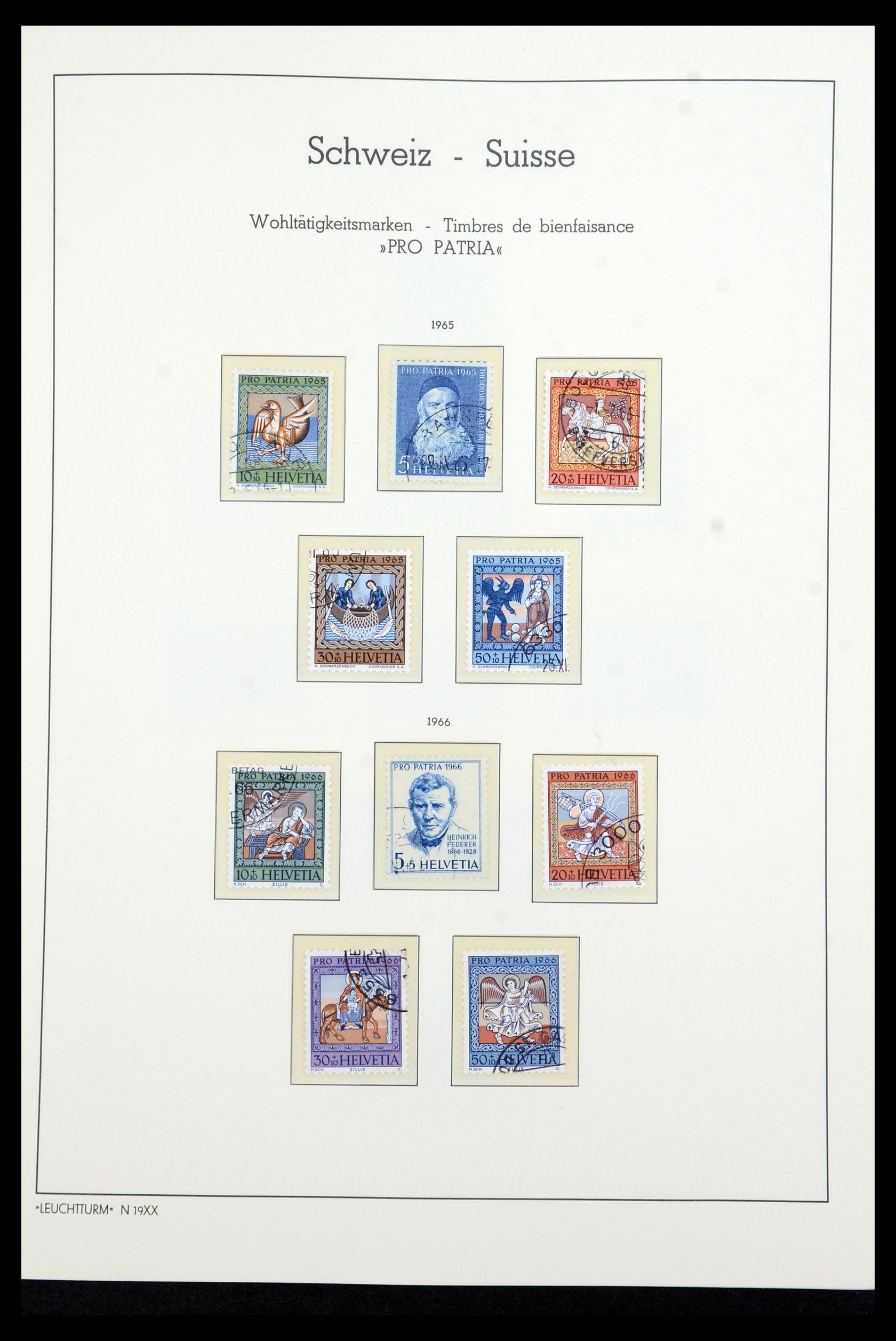 35967 020 - Postzegelverzameling 35967 Zwitserland 1960-2012.
