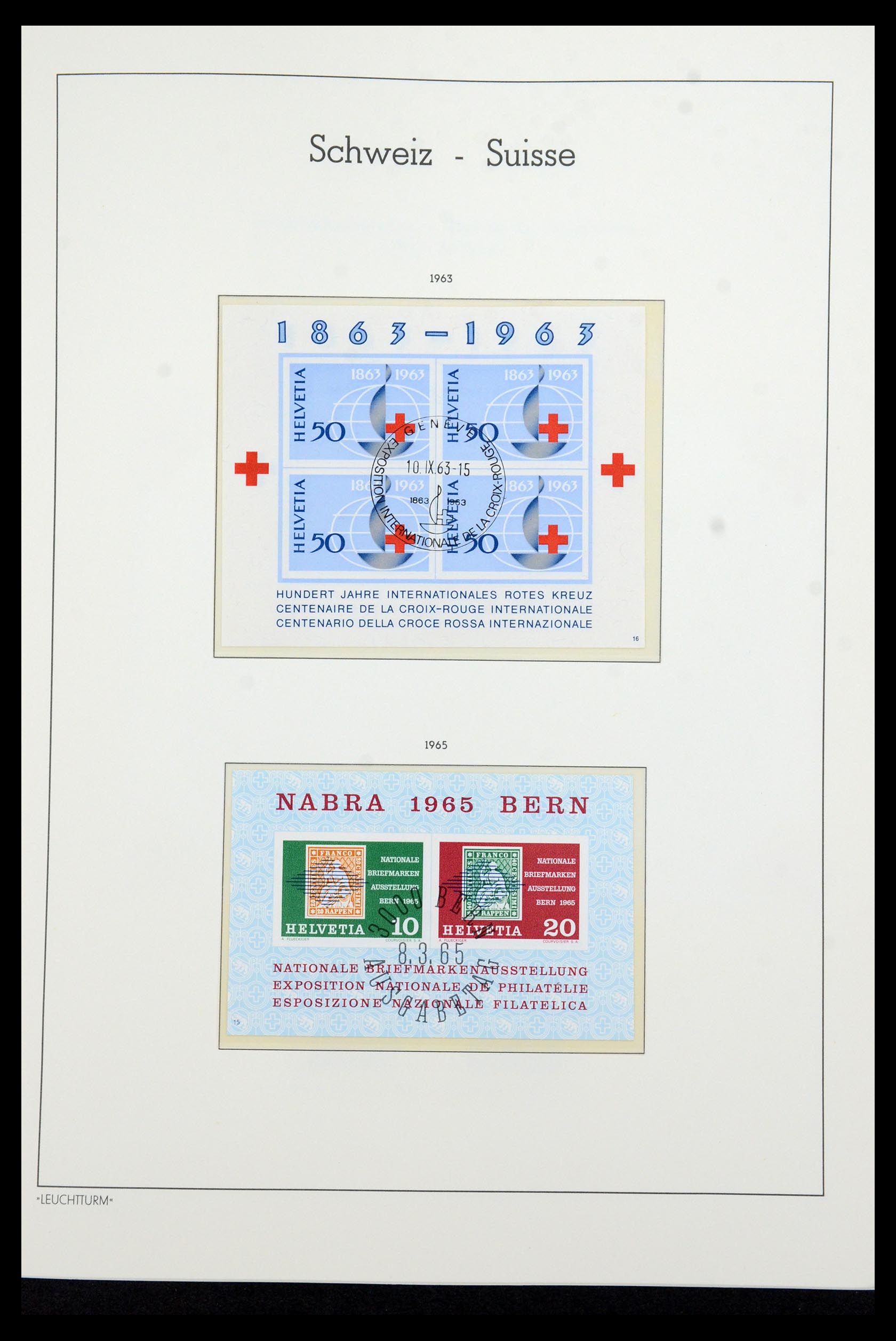 35967 022 - Stamp collection 35967 Switzerland 1960-2012.