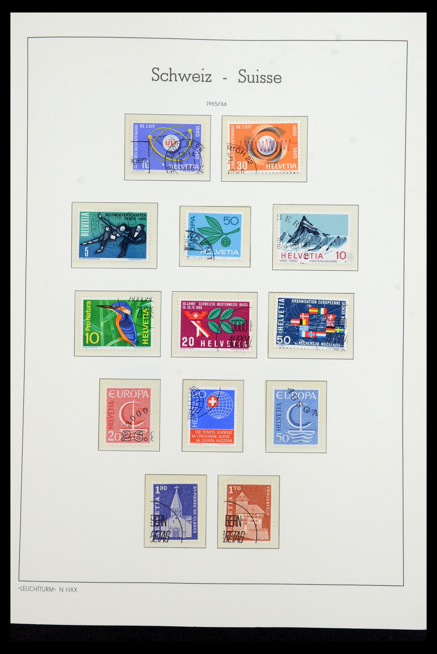 35967 025 - Postzegelverzameling 35967 Zwitserland 1960-2012.