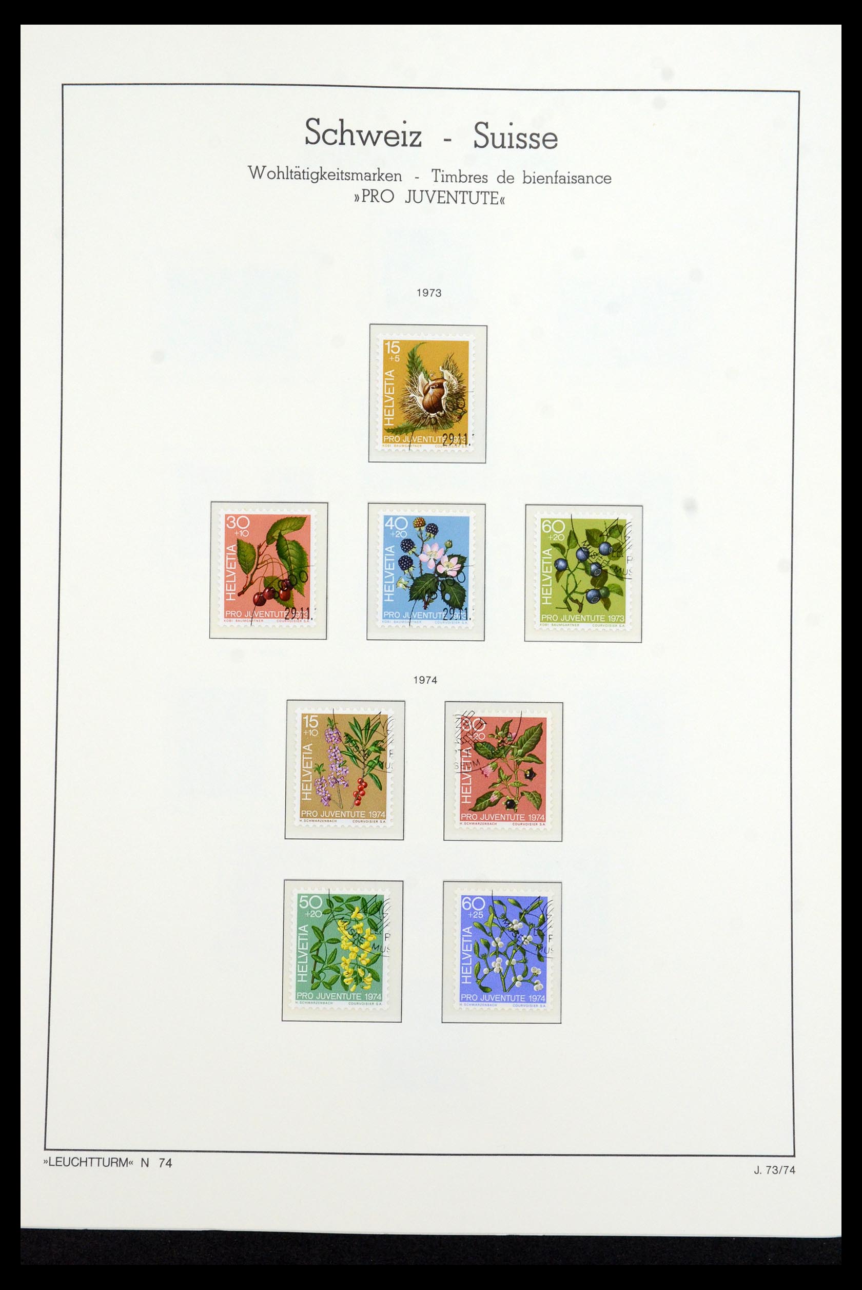 35967 035 - Postzegelverzameling 35967 Zwitserland 1960-2012.
