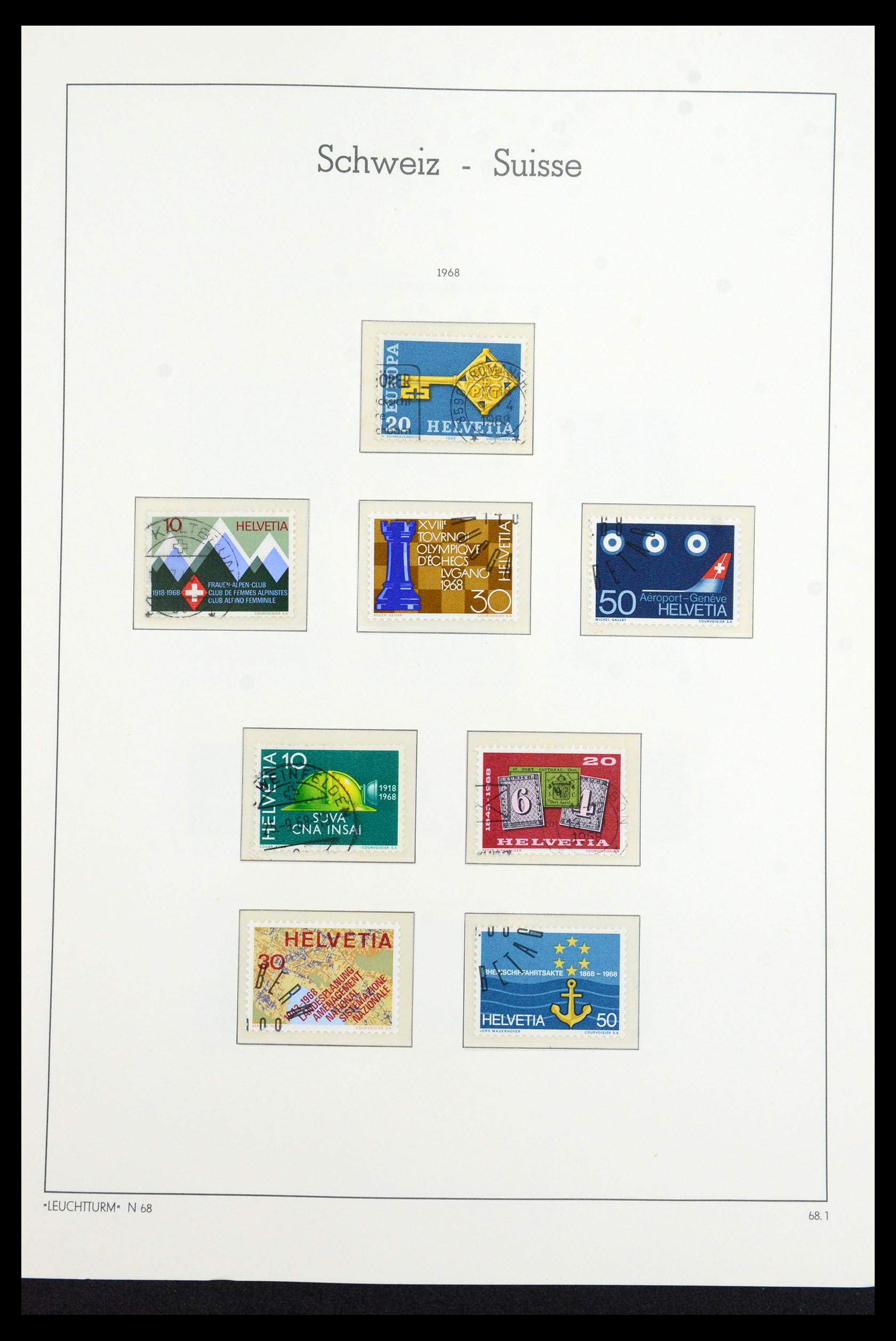 35967 037 - Stamp collection 35967 Switzerland 1960-2012.