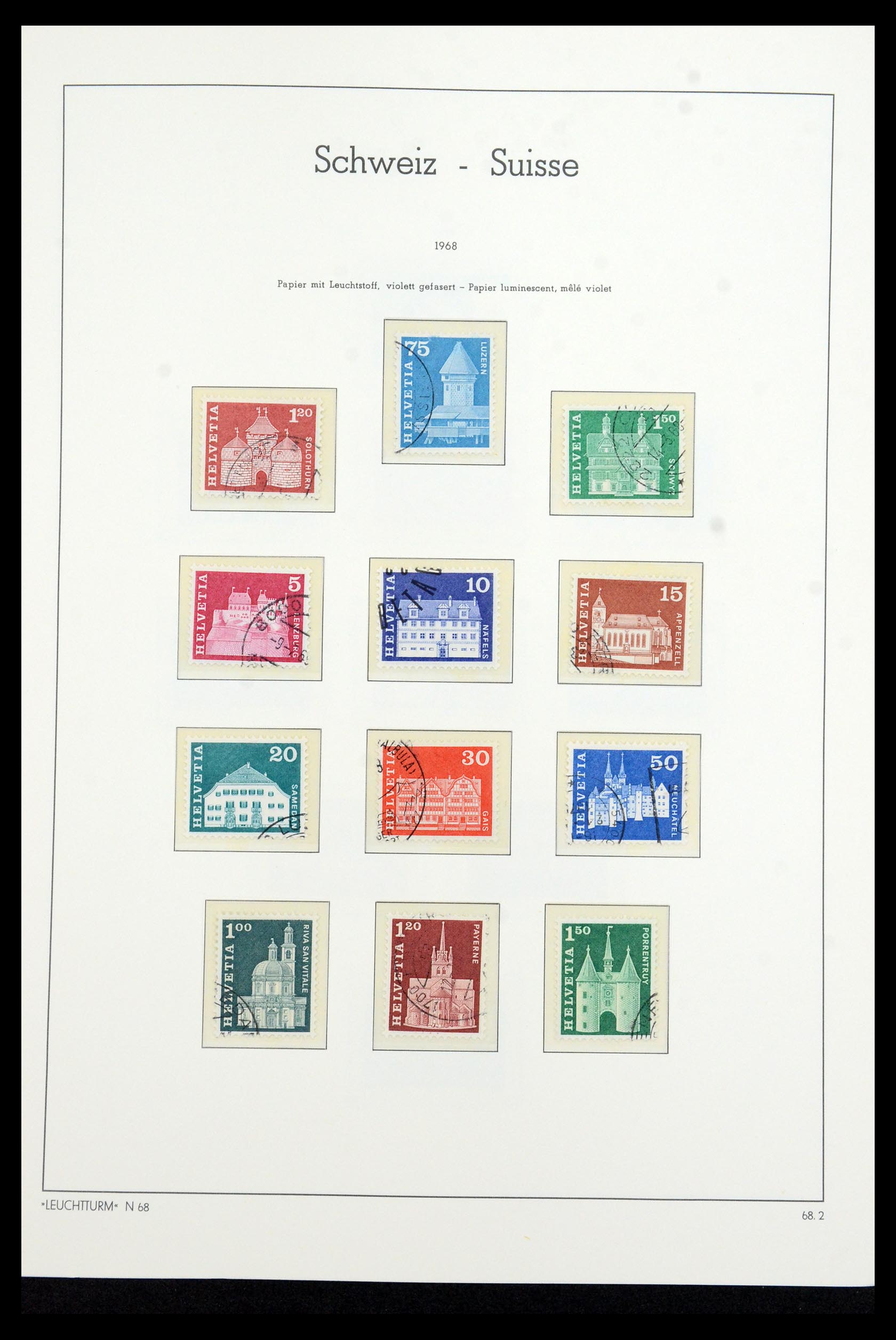 35967 038 - Stamp collection 35967 Switzerland 1960-2012.