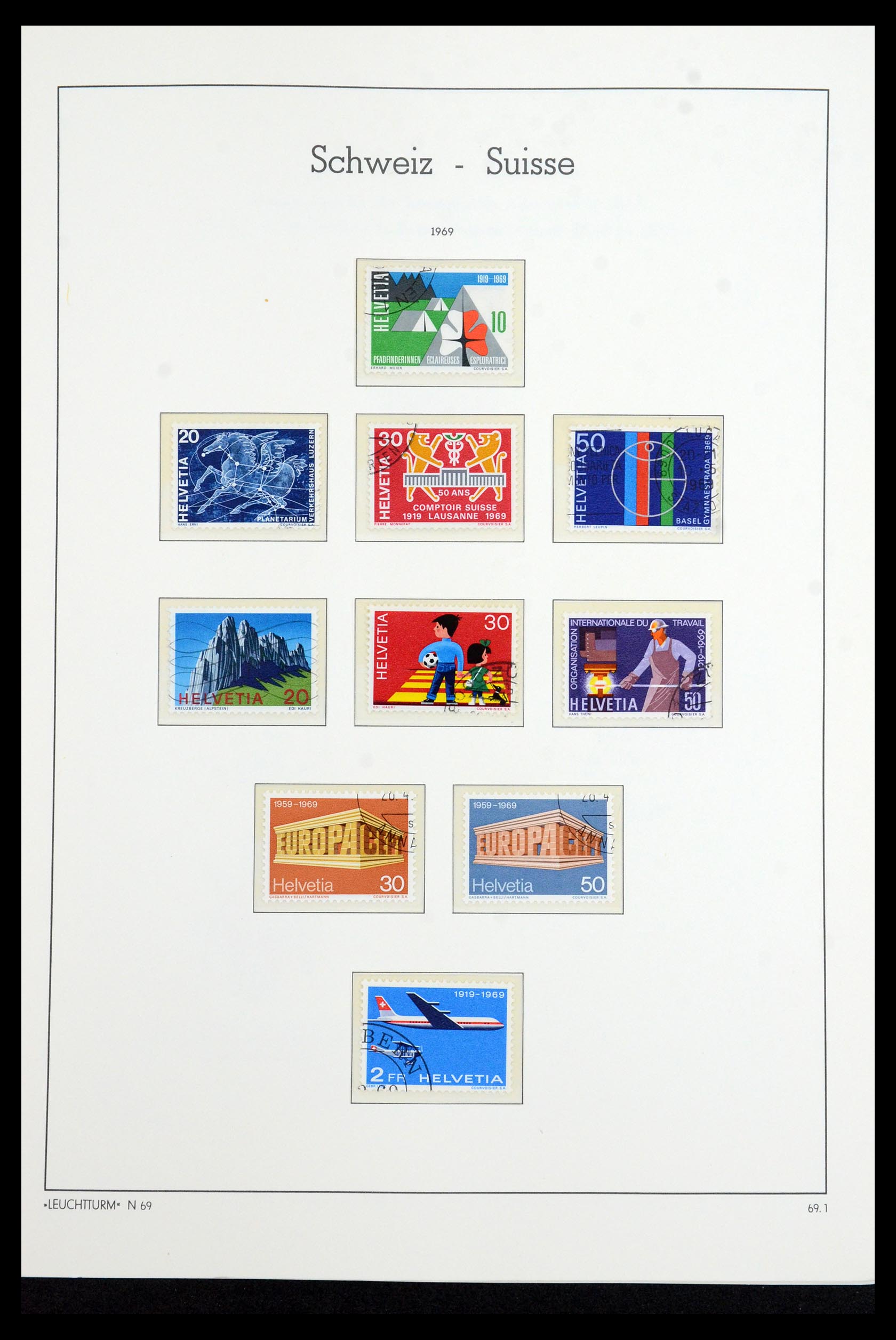 35967 039 - Postzegelverzameling 35967 Zwitserland 1960-2012.