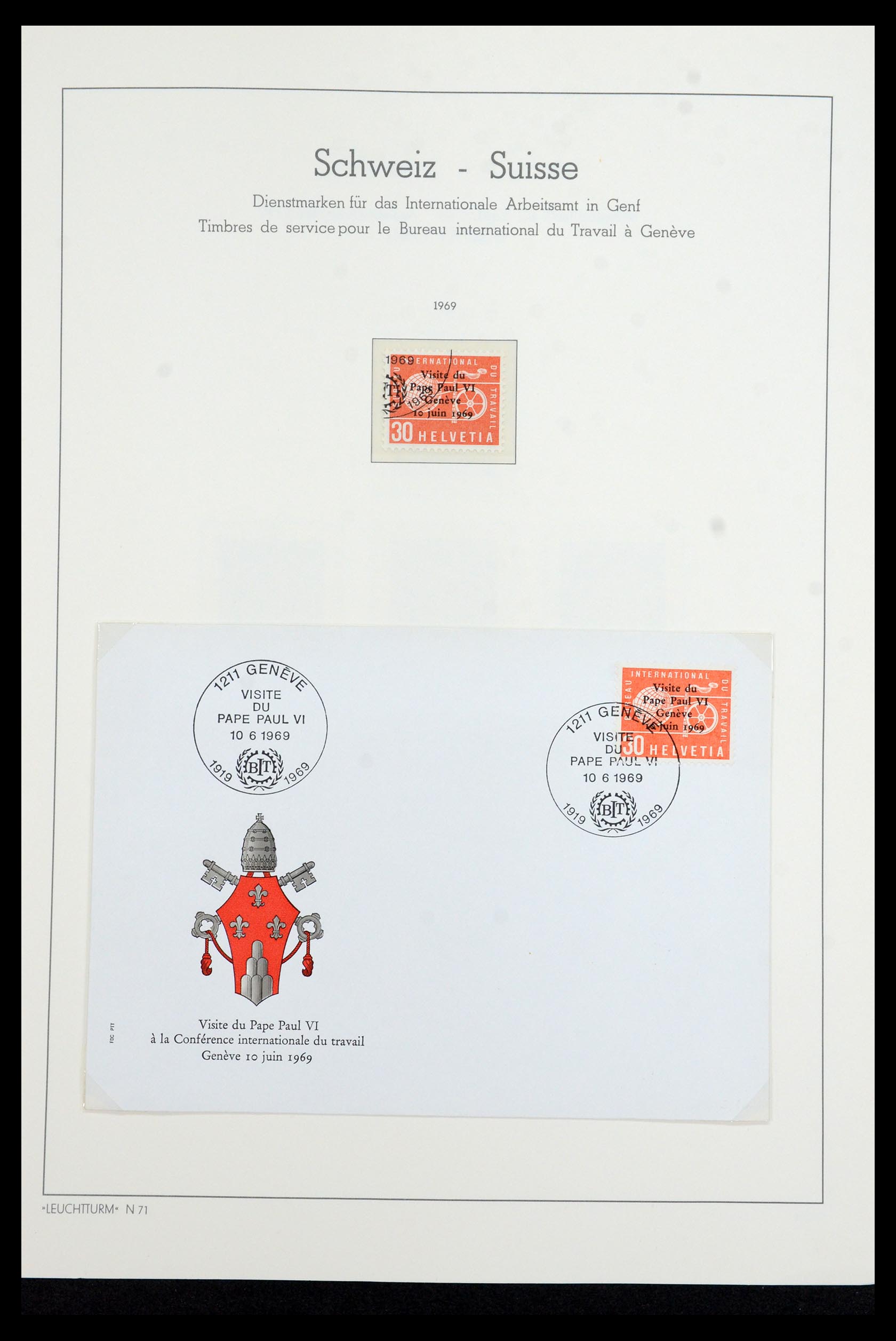 35967 040 - Postzegelverzameling 35967 Zwitserland 1960-2012.