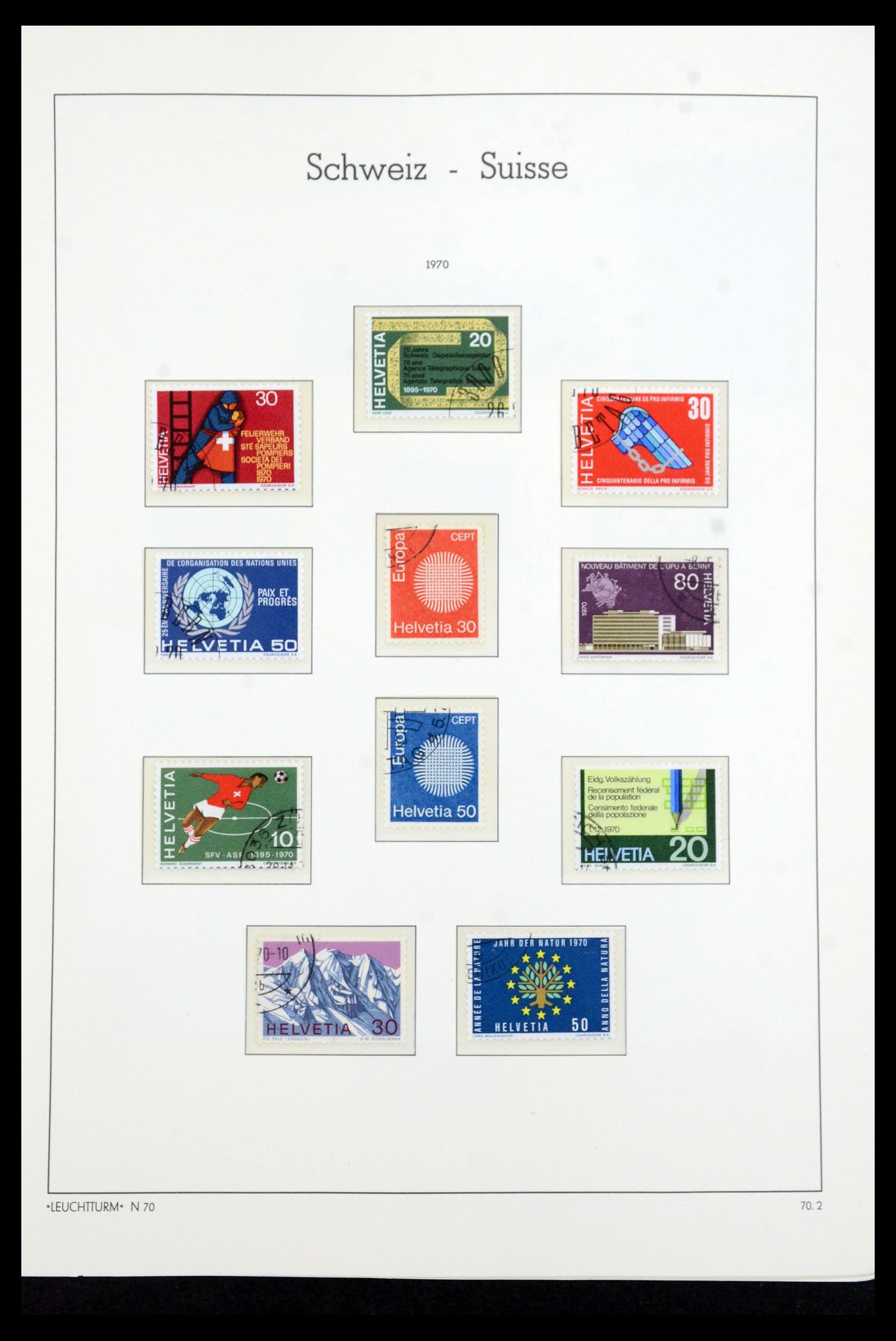 35967 045 - Postzegelverzameling 35967 Zwitserland 1960-2012.