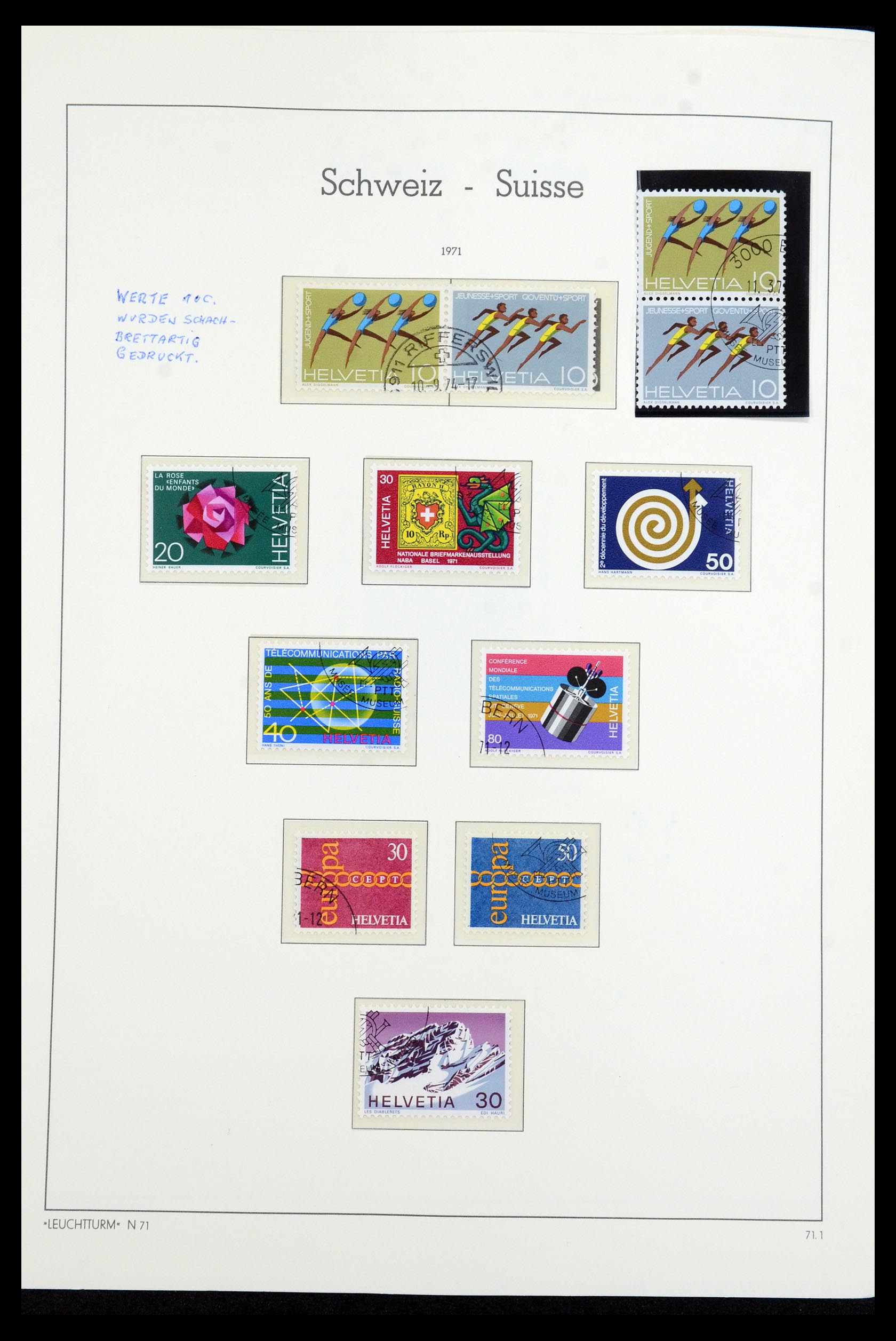 35967 047 - Postzegelverzameling 35967 Zwitserland 1960-2012.