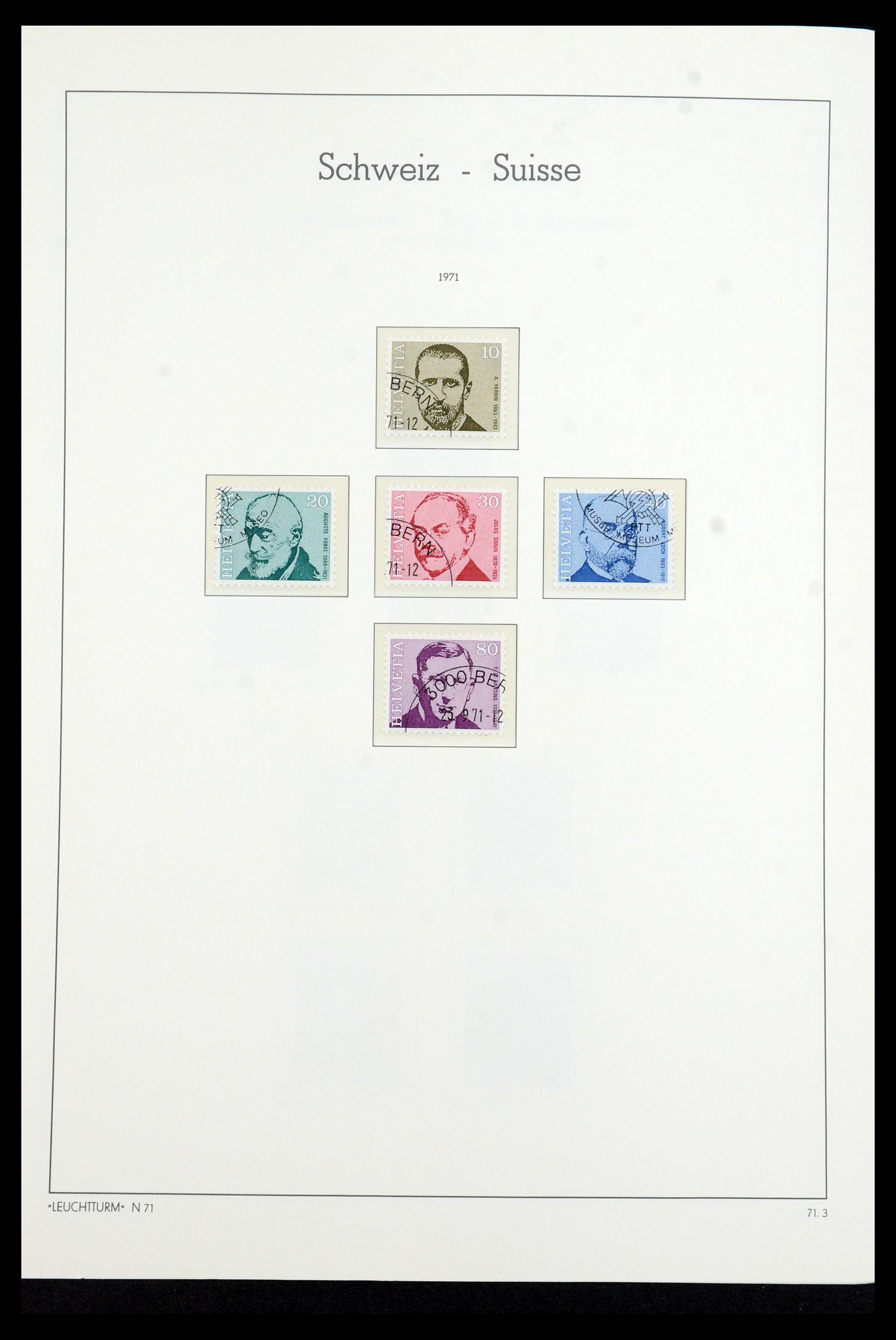 35967 049 - Stamp collection 35967 Switzerland 1960-2012.