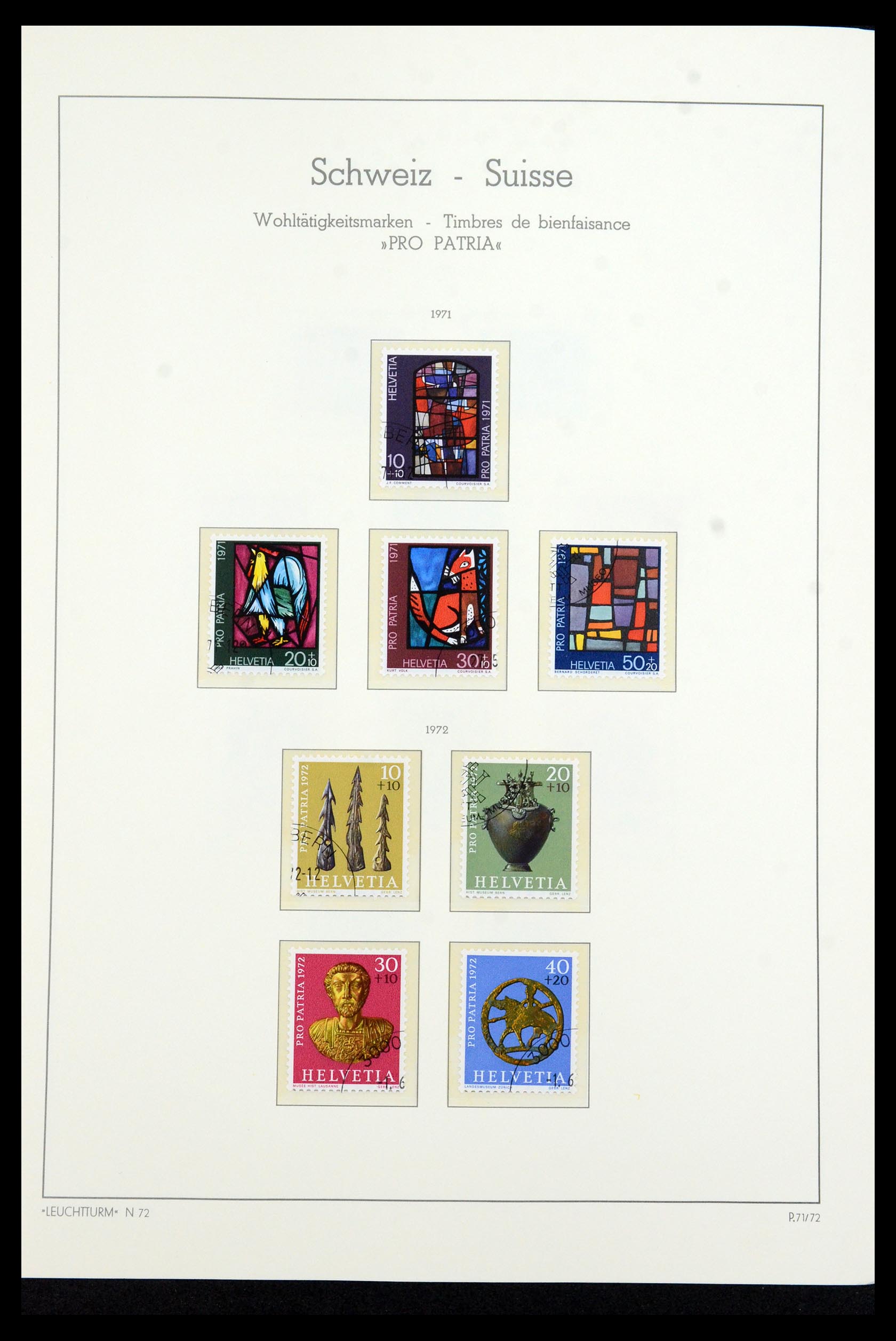 35967 050 - Postzegelverzameling 35967 Zwitserland 1960-2012.