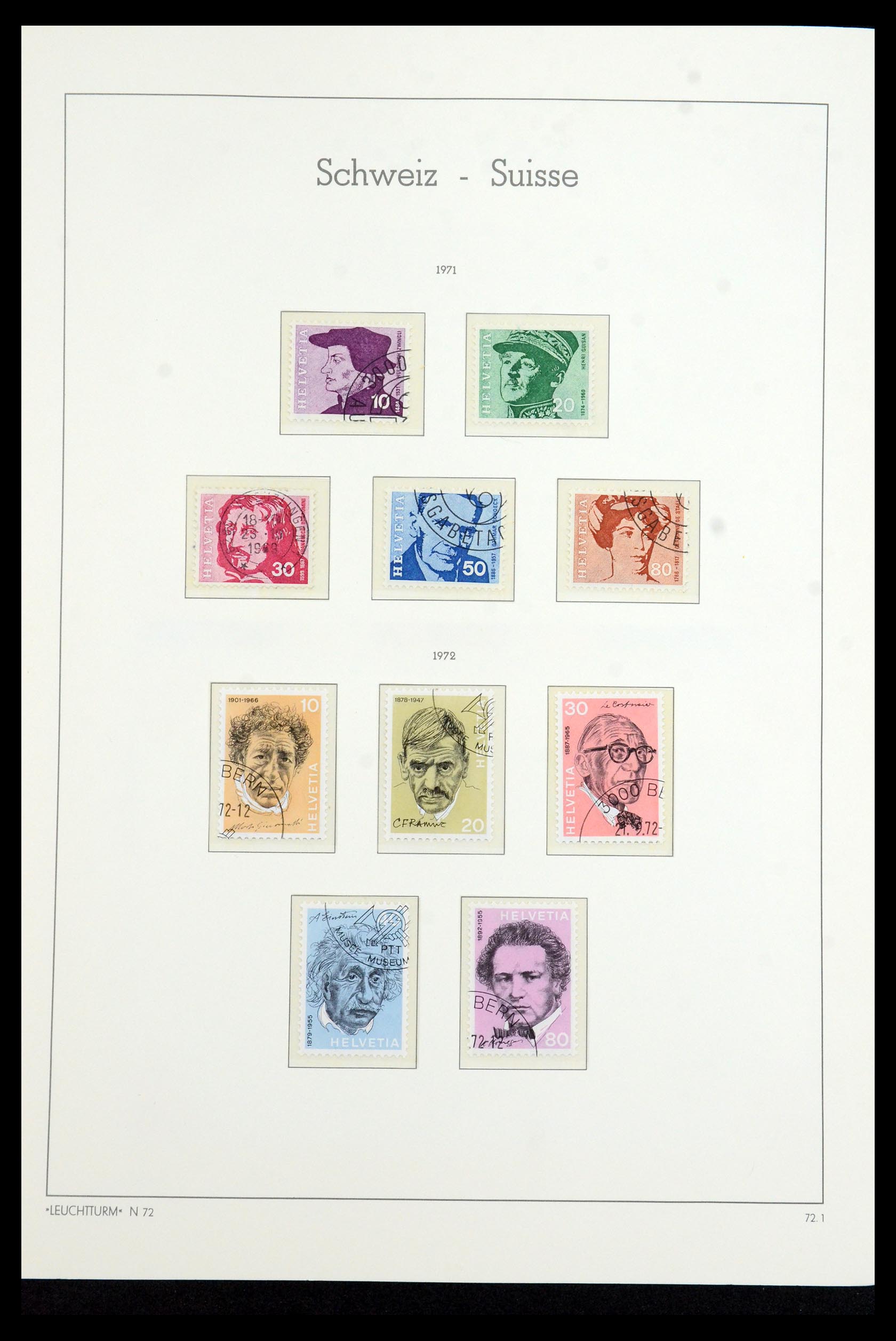 35967 051 - Postzegelverzameling 35967 Zwitserland 1960-2012.