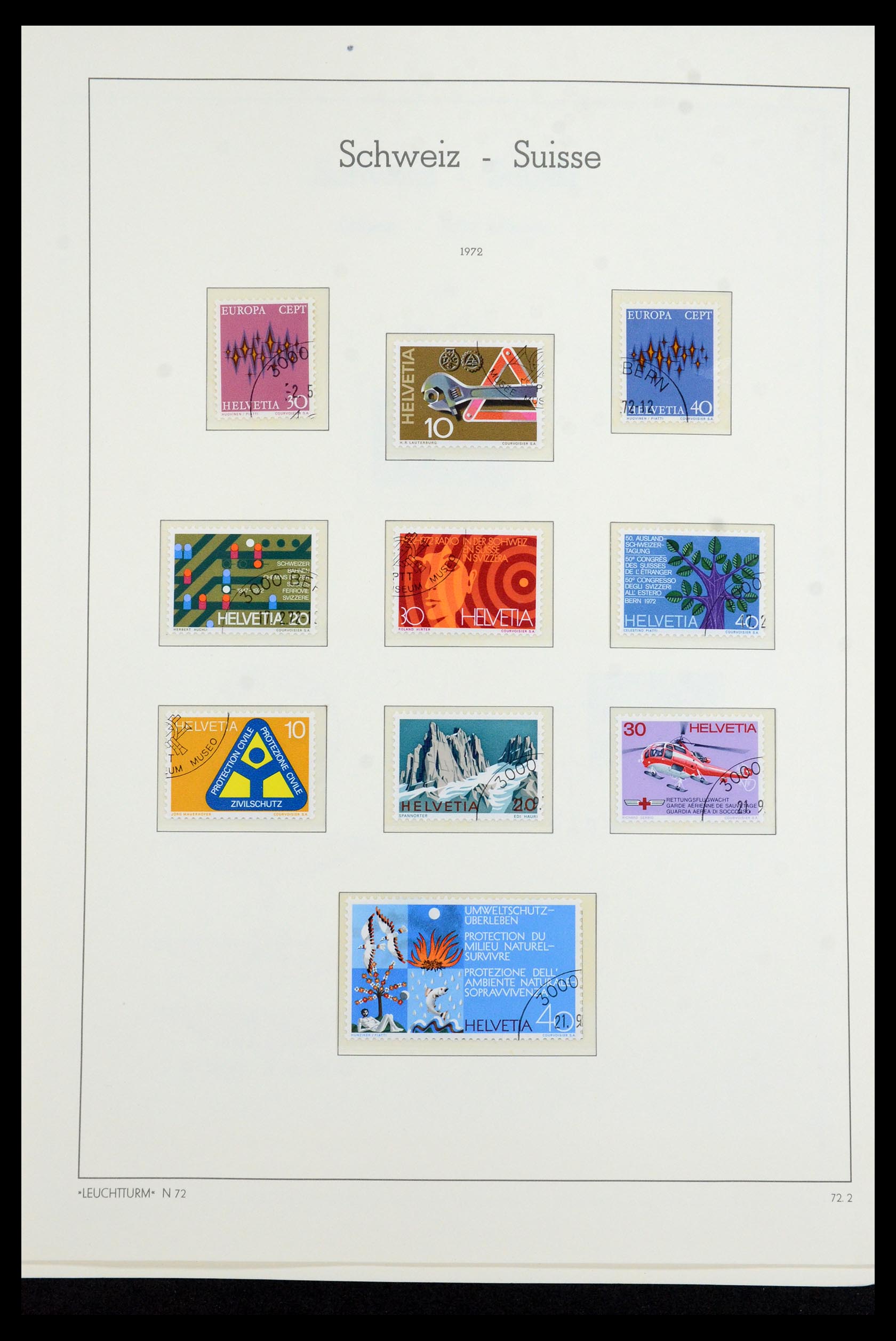 35967 053 - Stamp collection 35967 Switzerland 1960-2012.