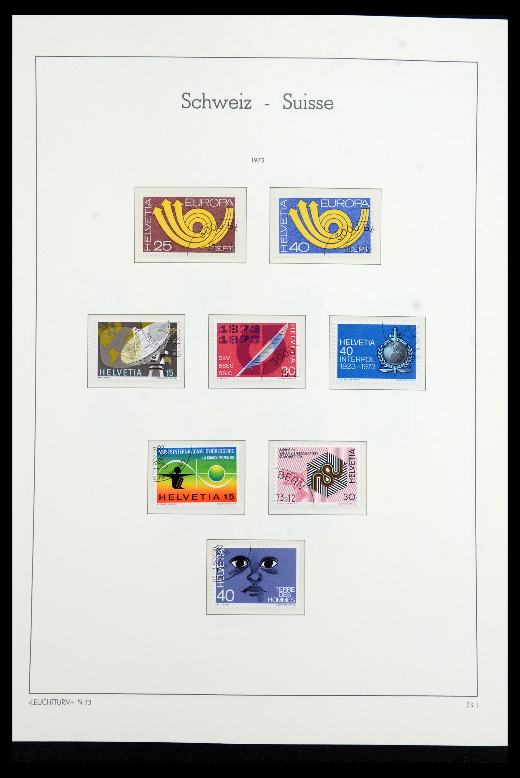 35967 055 - Postzegelverzameling 35967 Zwitserland 1960-2012.