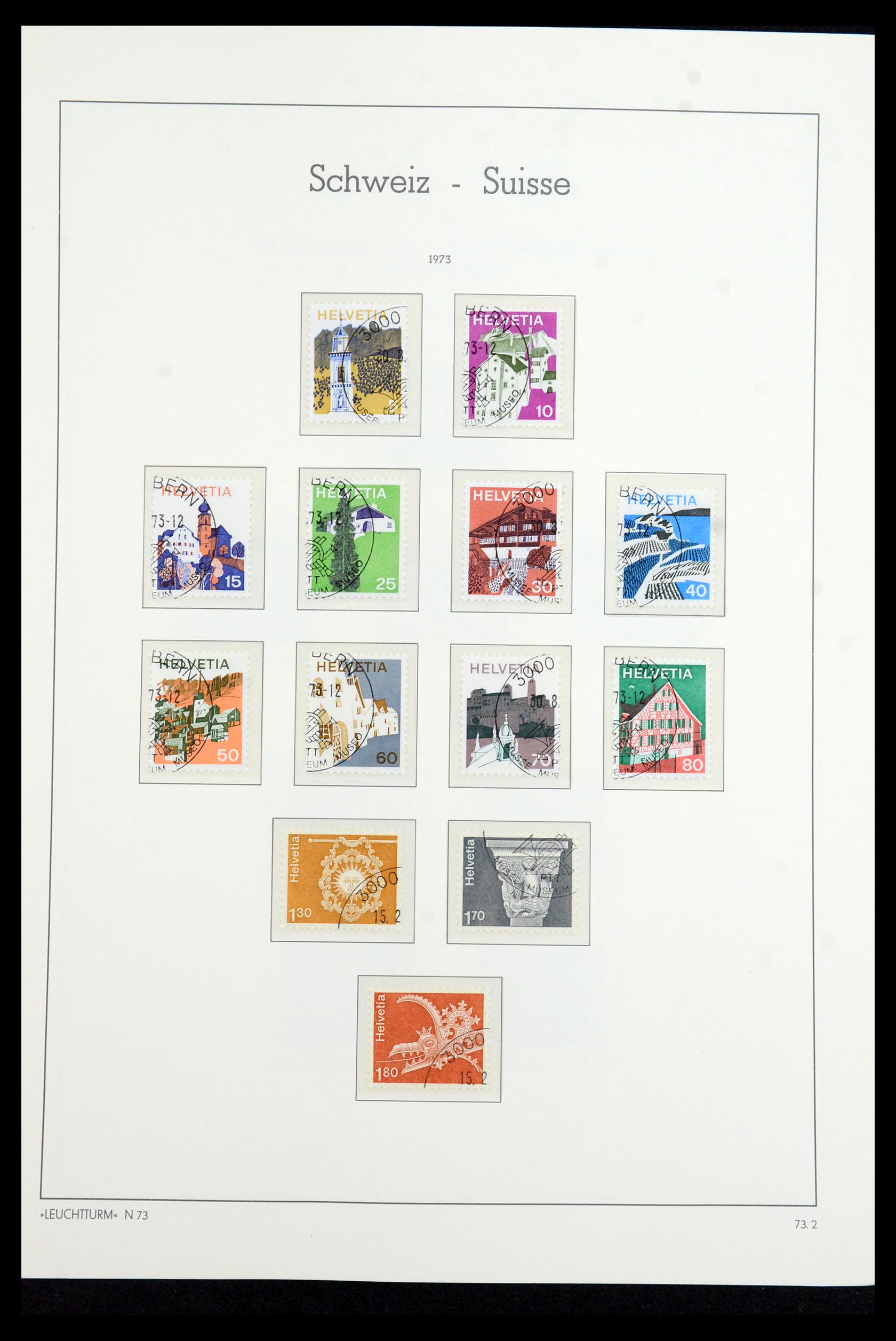 35967 056 - Postzegelverzameling 35967 Zwitserland 1960-2012.