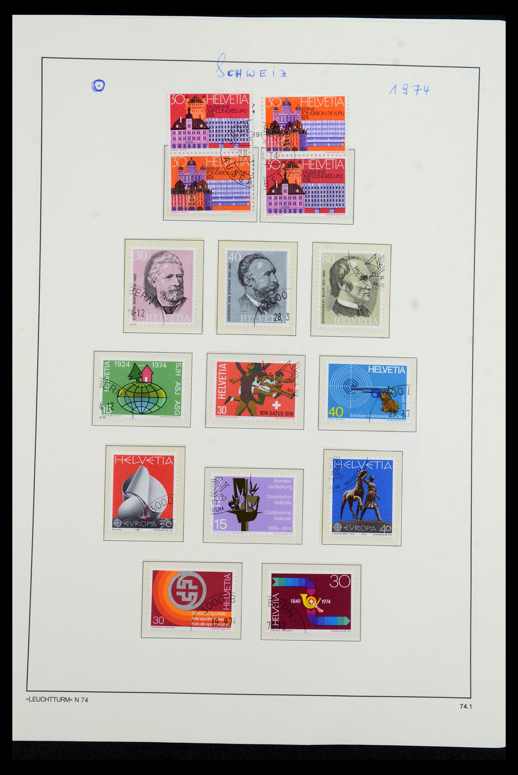 35967 059 - Postzegelverzameling 35967 Zwitserland 1960-2012.