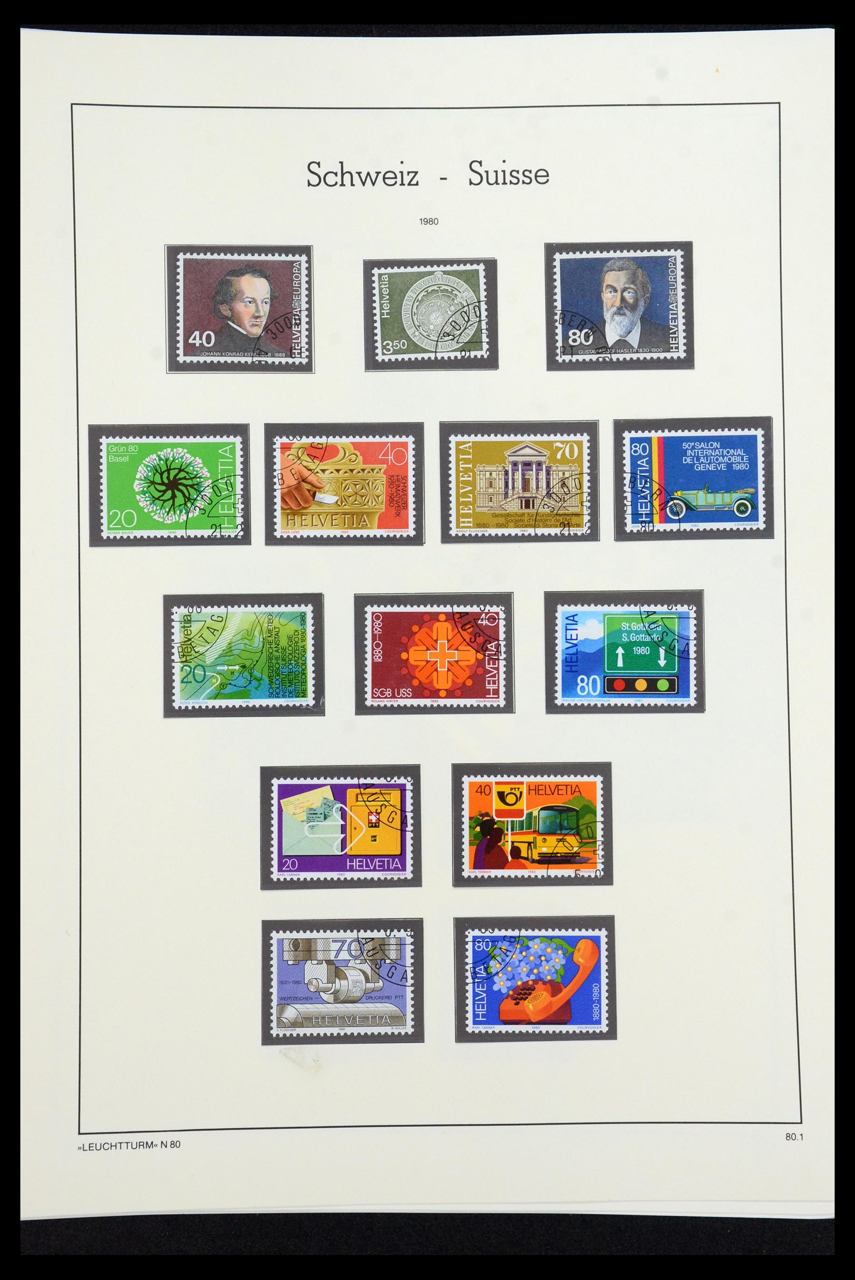 35967 082 - Postzegelverzameling 35967 Zwitserland 1960-2012.