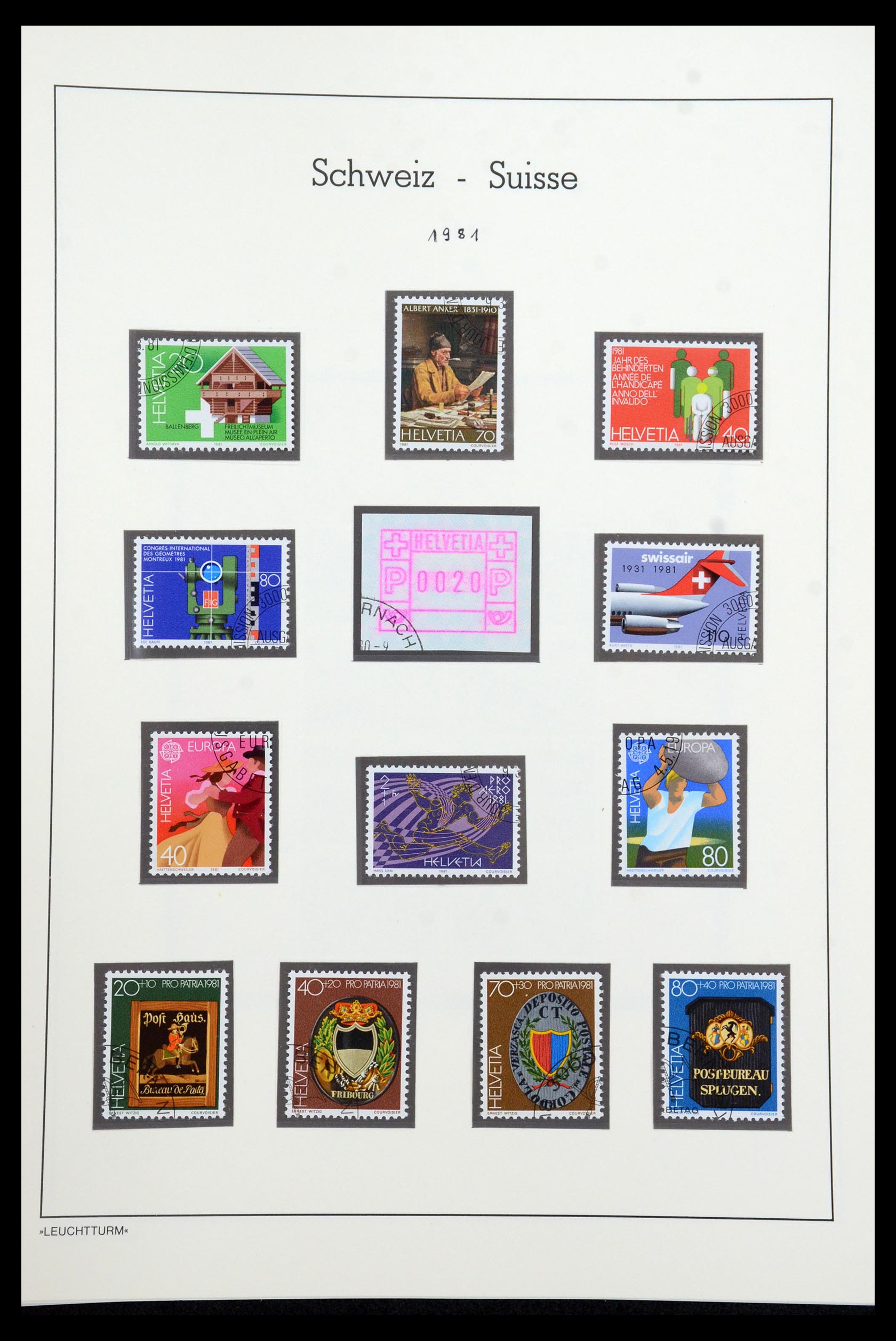 35967 086 - Postzegelverzameling 35967 Zwitserland 1960-2012.