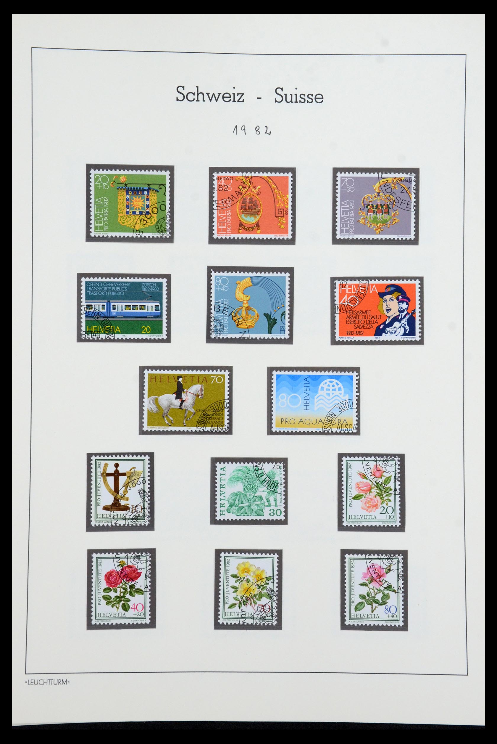 35967 091 - Postzegelverzameling 35967 Zwitserland 1960-2012.