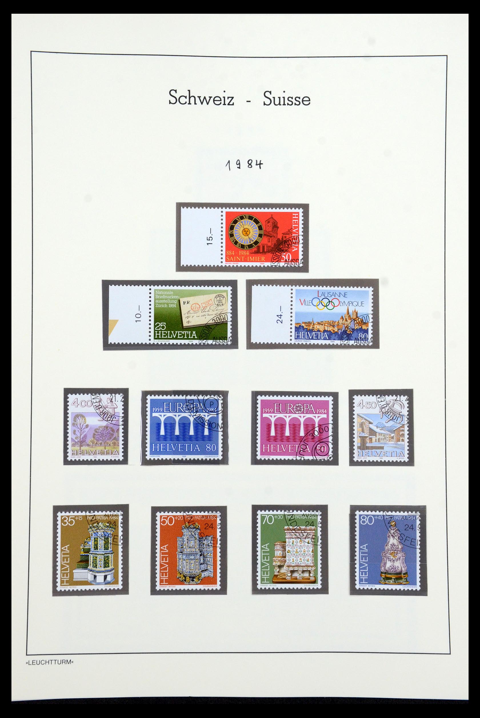 35967 097 - Postzegelverzameling 35967 Zwitserland 1960-2012.