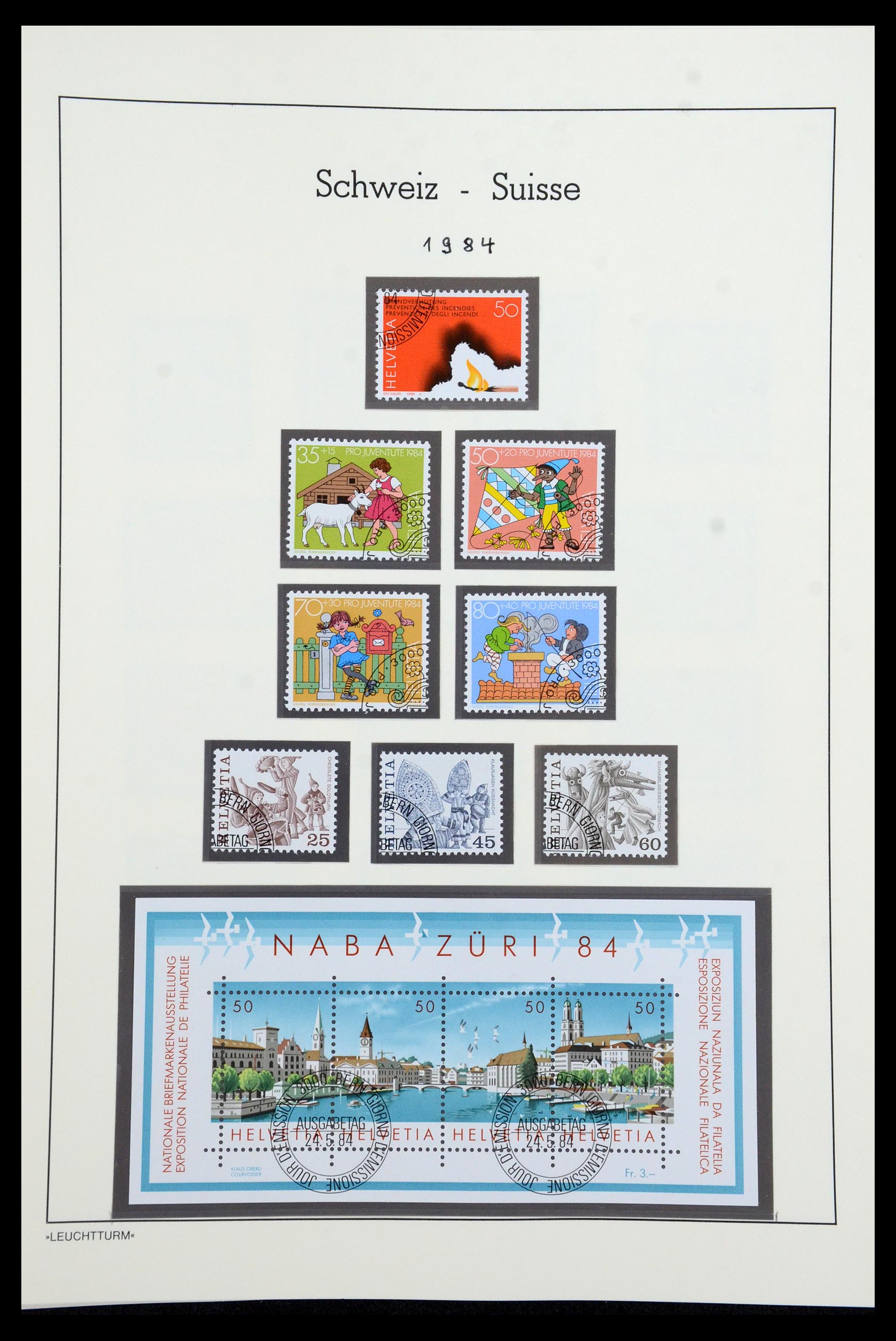 35967 098 - Postzegelverzameling 35967 Zwitserland 1960-2012.