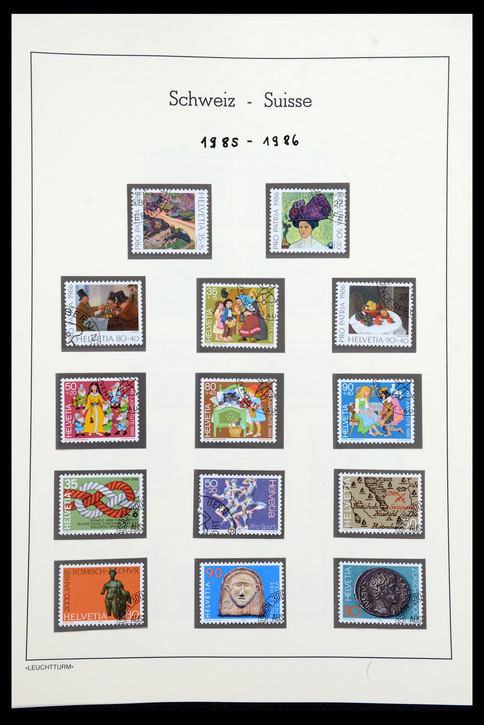 35967 100 - Postzegelverzameling 35967 Zwitserland 1960-2012.