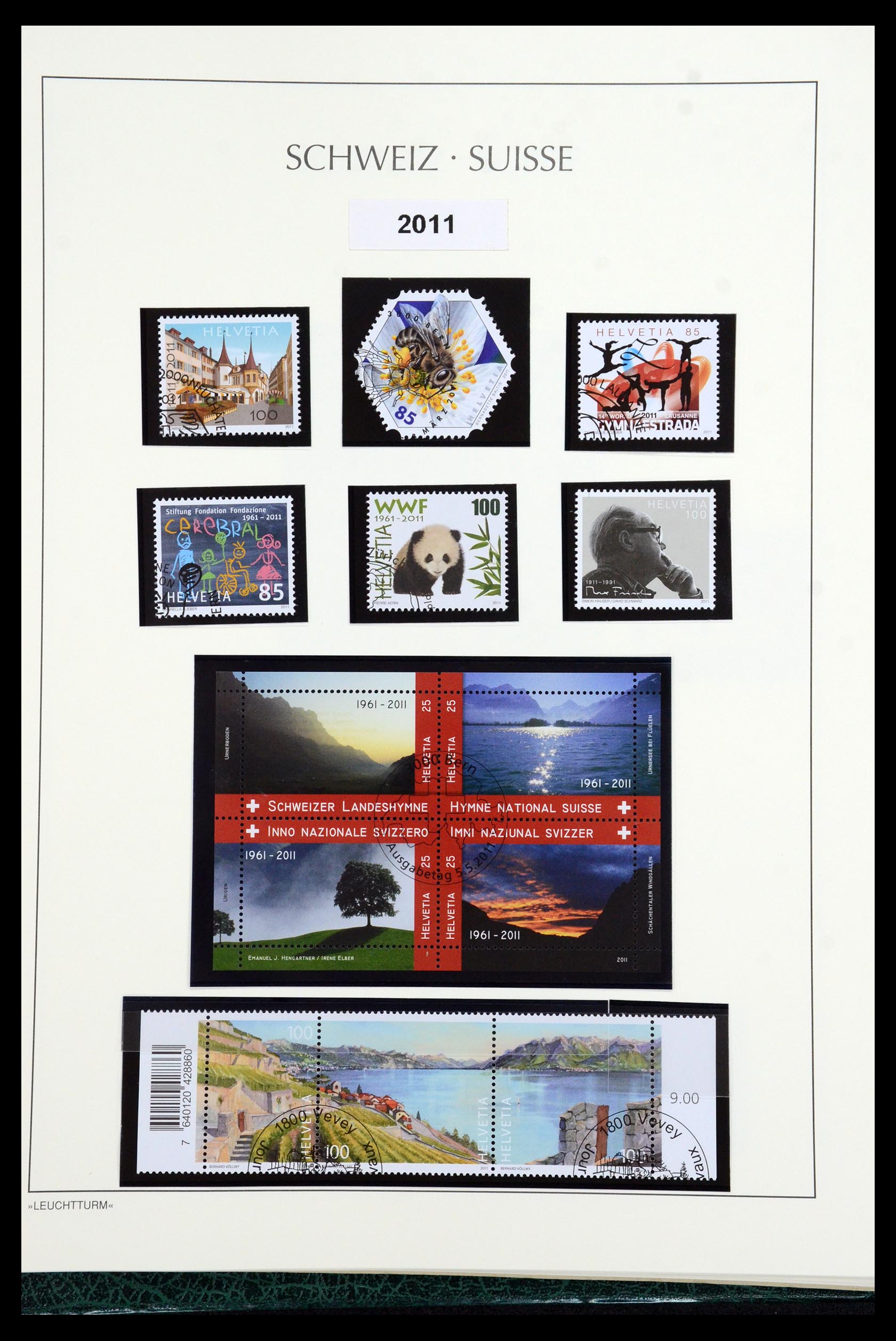 35967 204 - Postzegelverzameling 35967 Zwitserland 1960-2012.