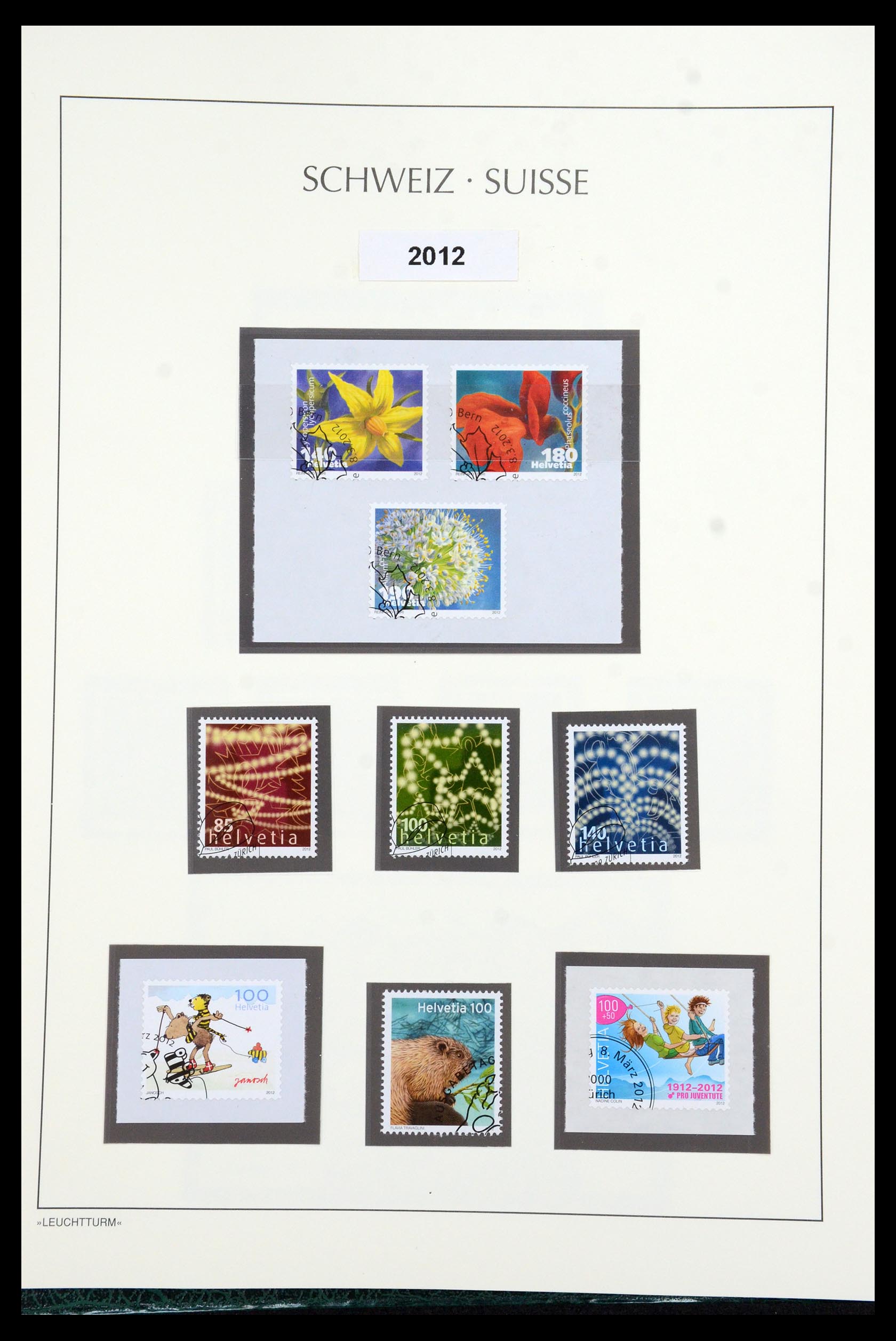 35967 208 - Postzegelverzameling 35967 Zwitserland 1960-2012.