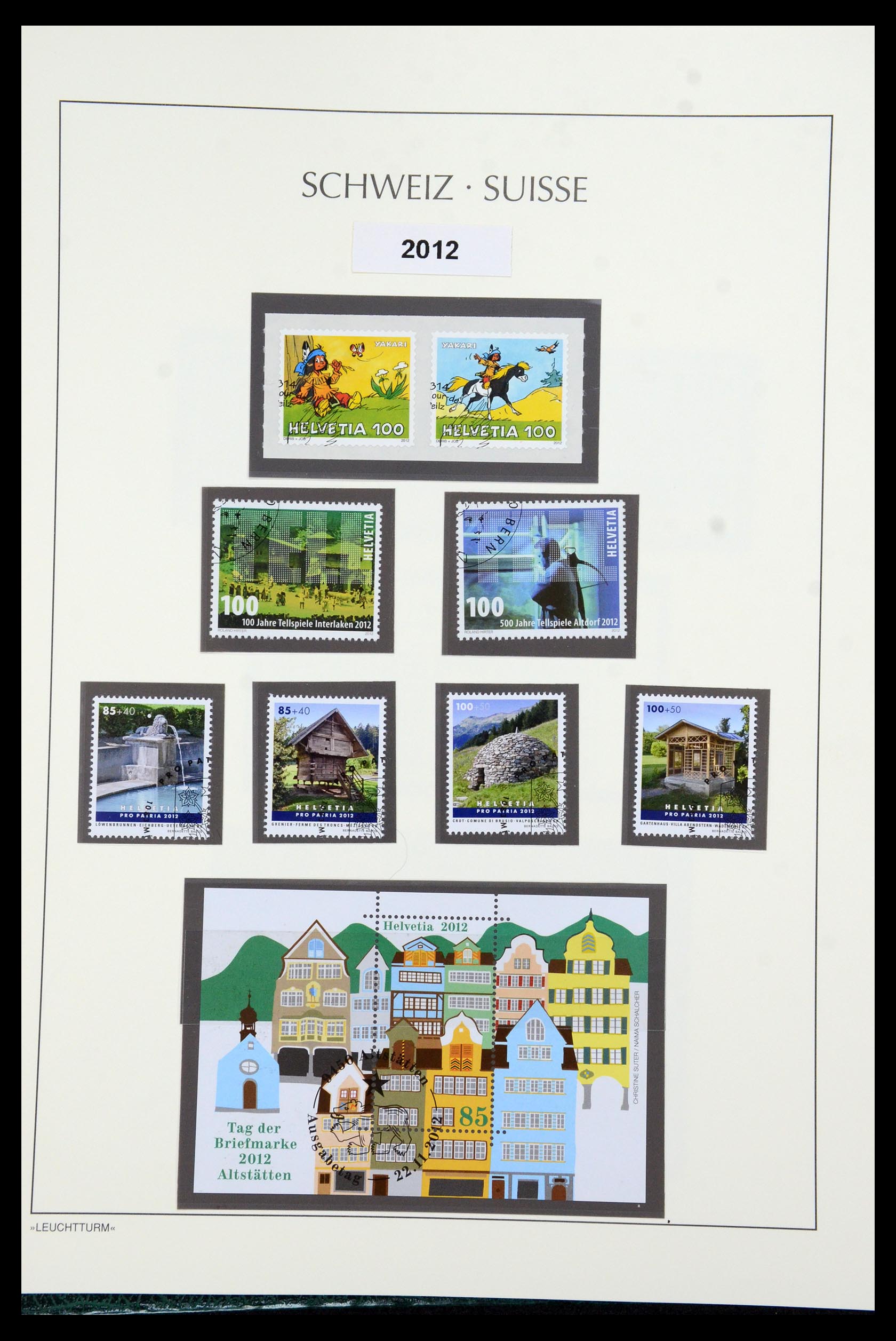 35967 209 - Postzegelverzameling 35967 Zwitserland 1960-2012.