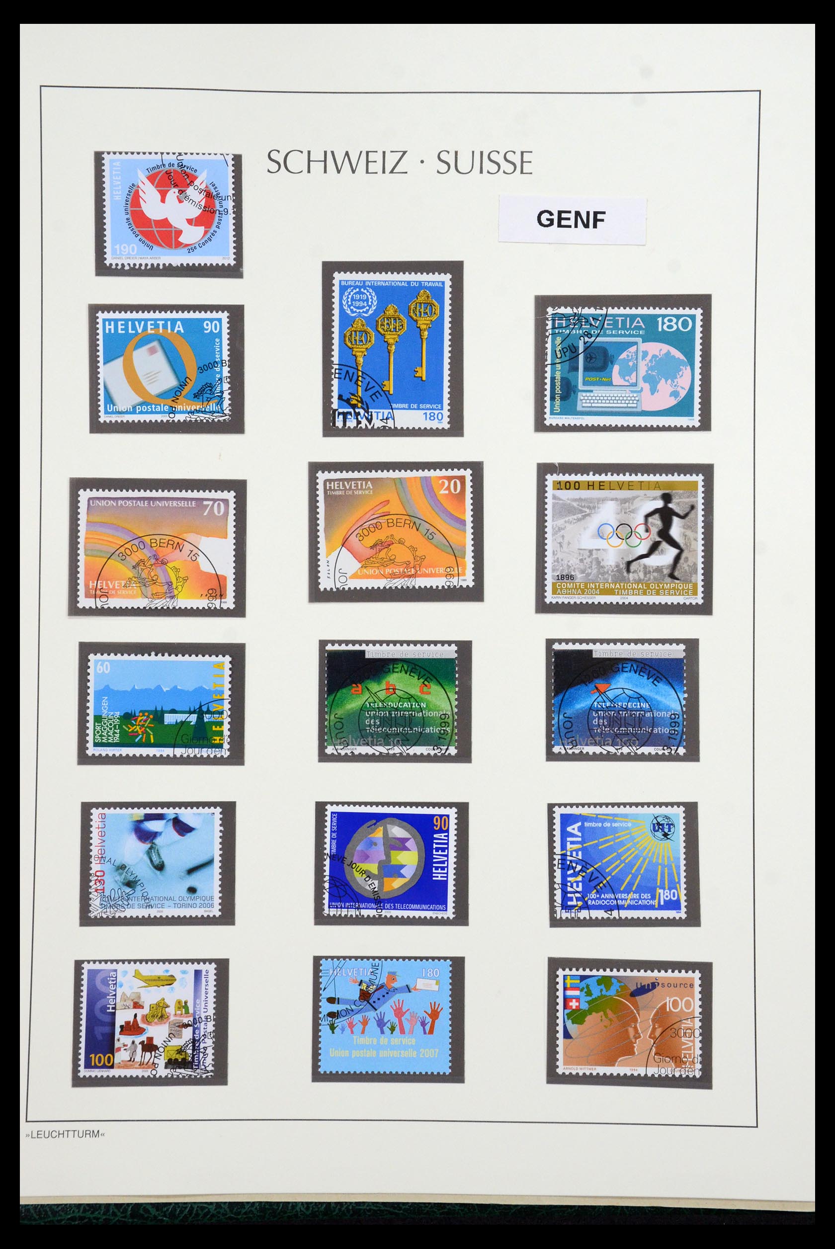 35967 213 - Postzegelverzameling 35967 Zwitserland 1960-2012.