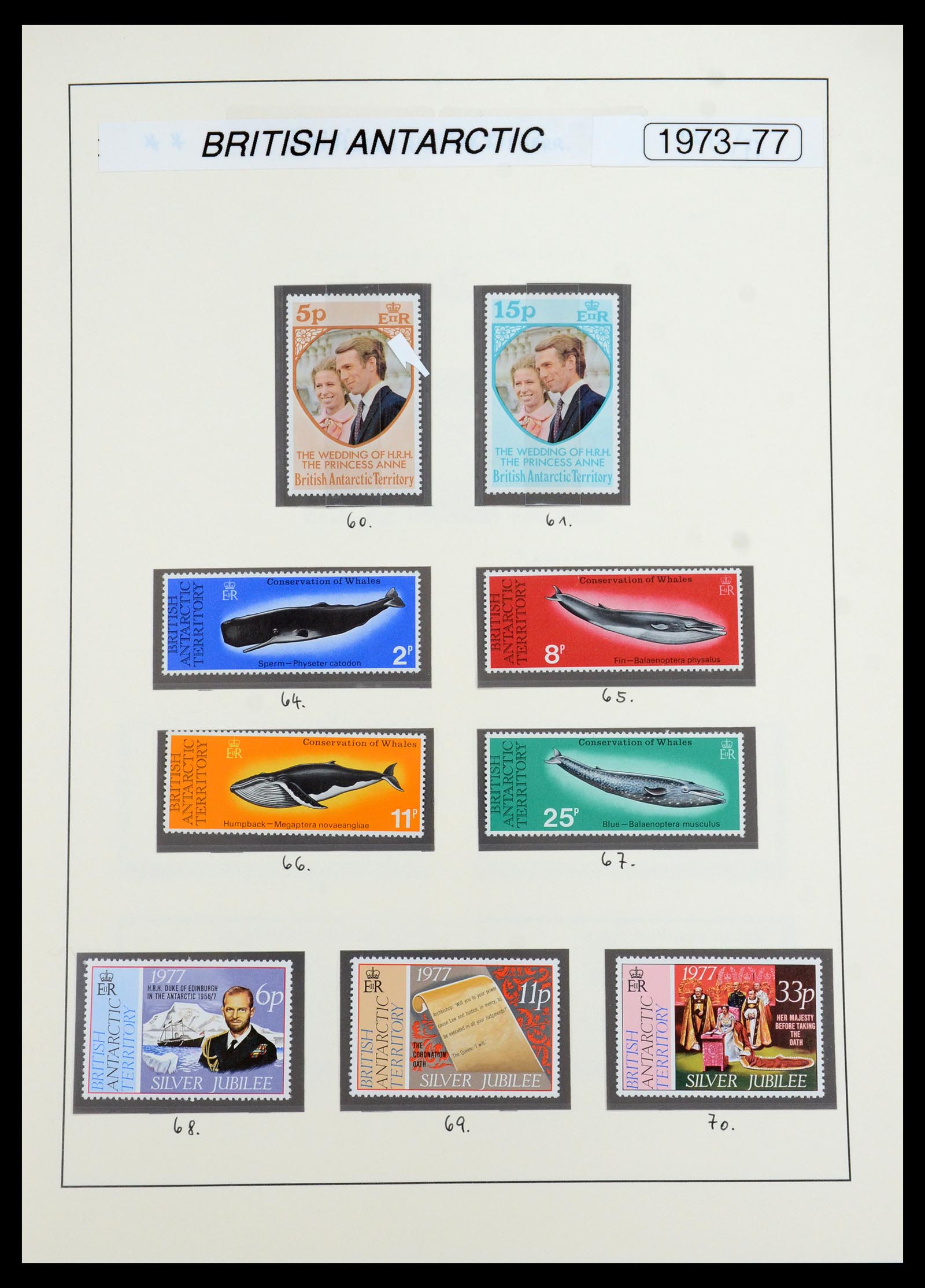 35971 009 - Postzegelverzameling 35971 Brits Antarctica 1963-2003.