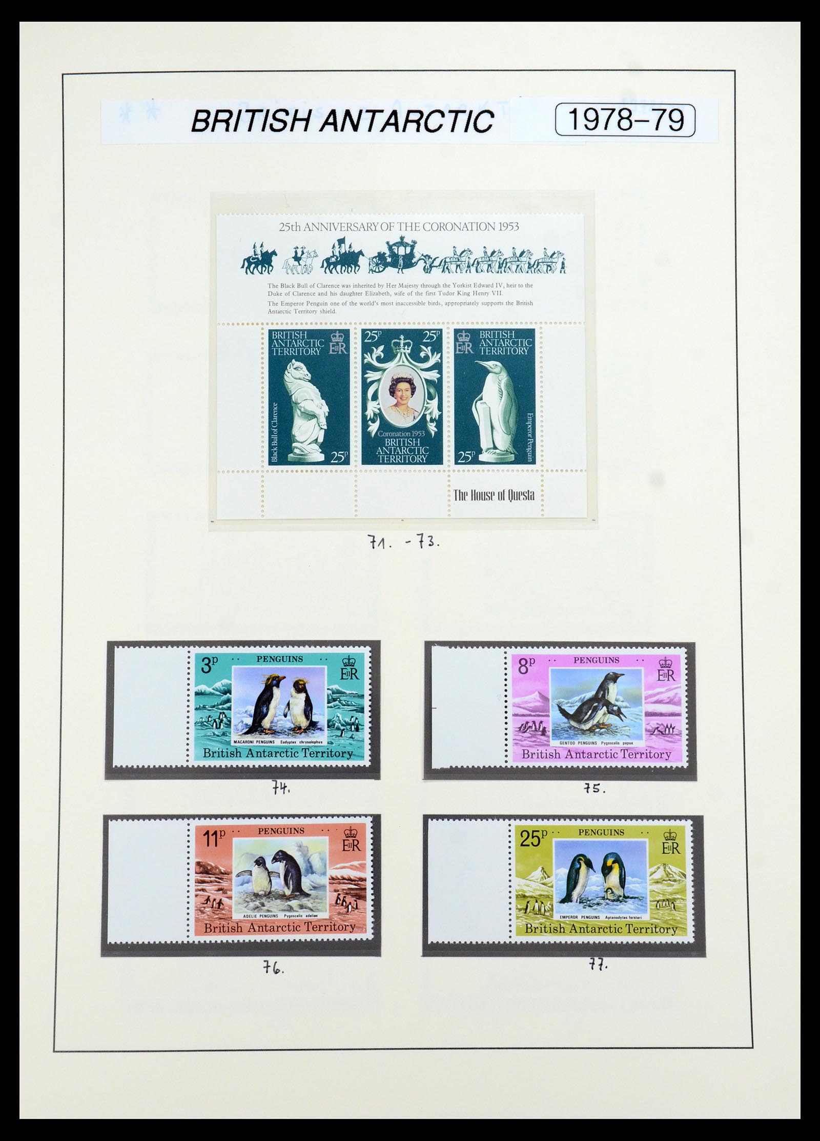 35971 010 - Stamp collection 35971 British Antarctic Territory 1963-2003.
