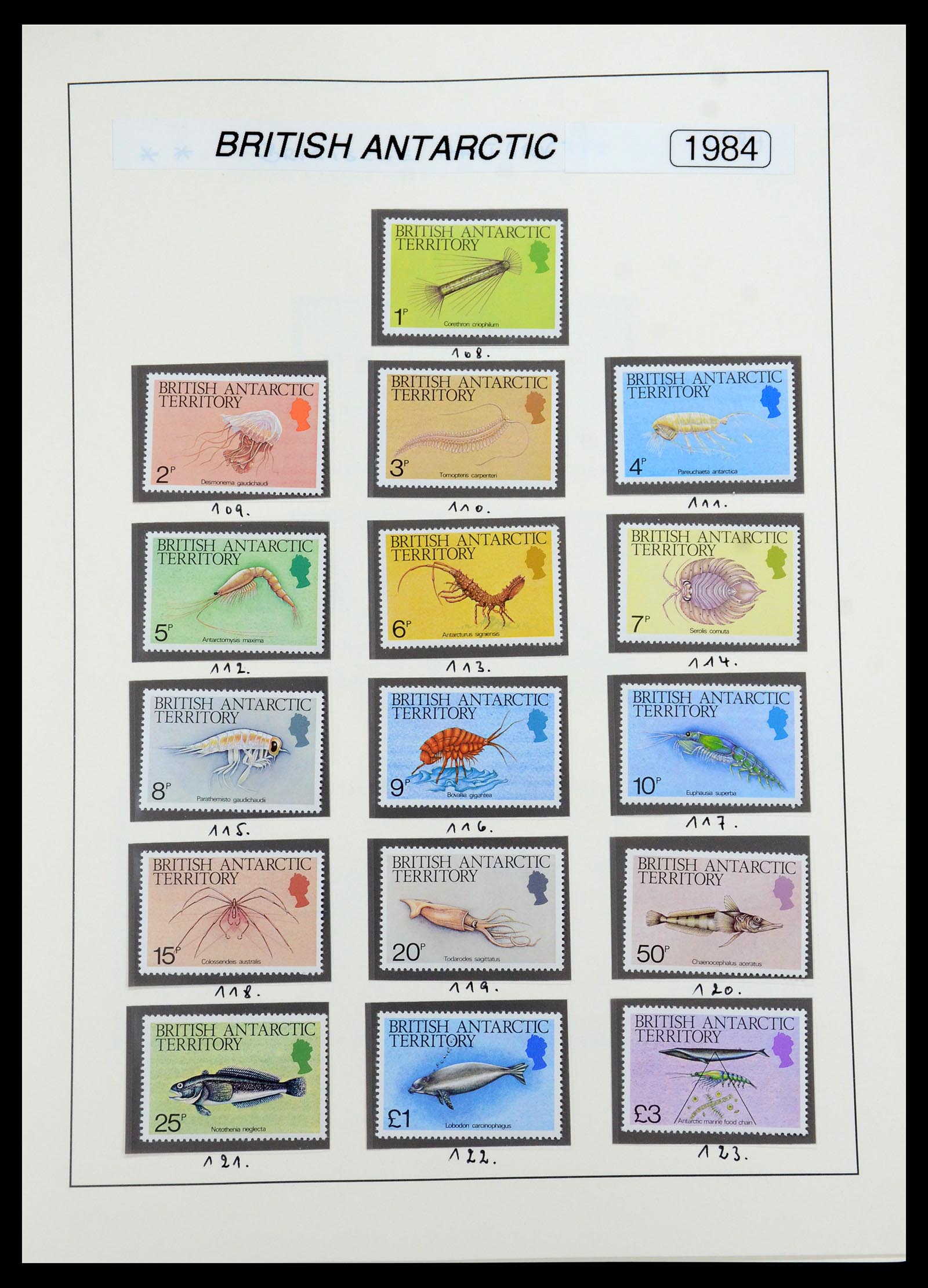 35971 014 - Postzegelverzameling 35971 Brits Antarctica 1963-2003.
