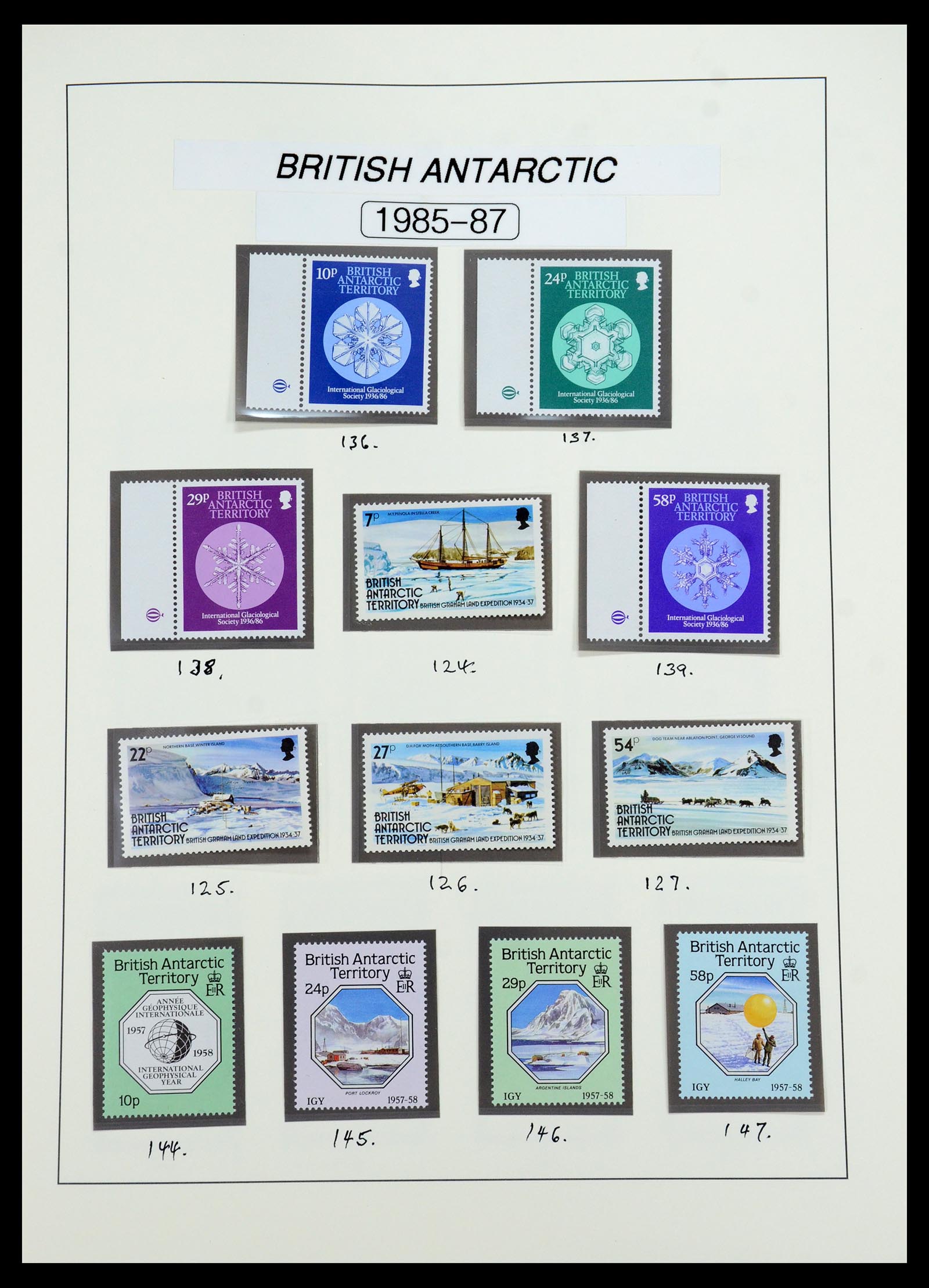 35971 016 - Postzegelverzameling 35971 Brits Antarctica 1963-2003.